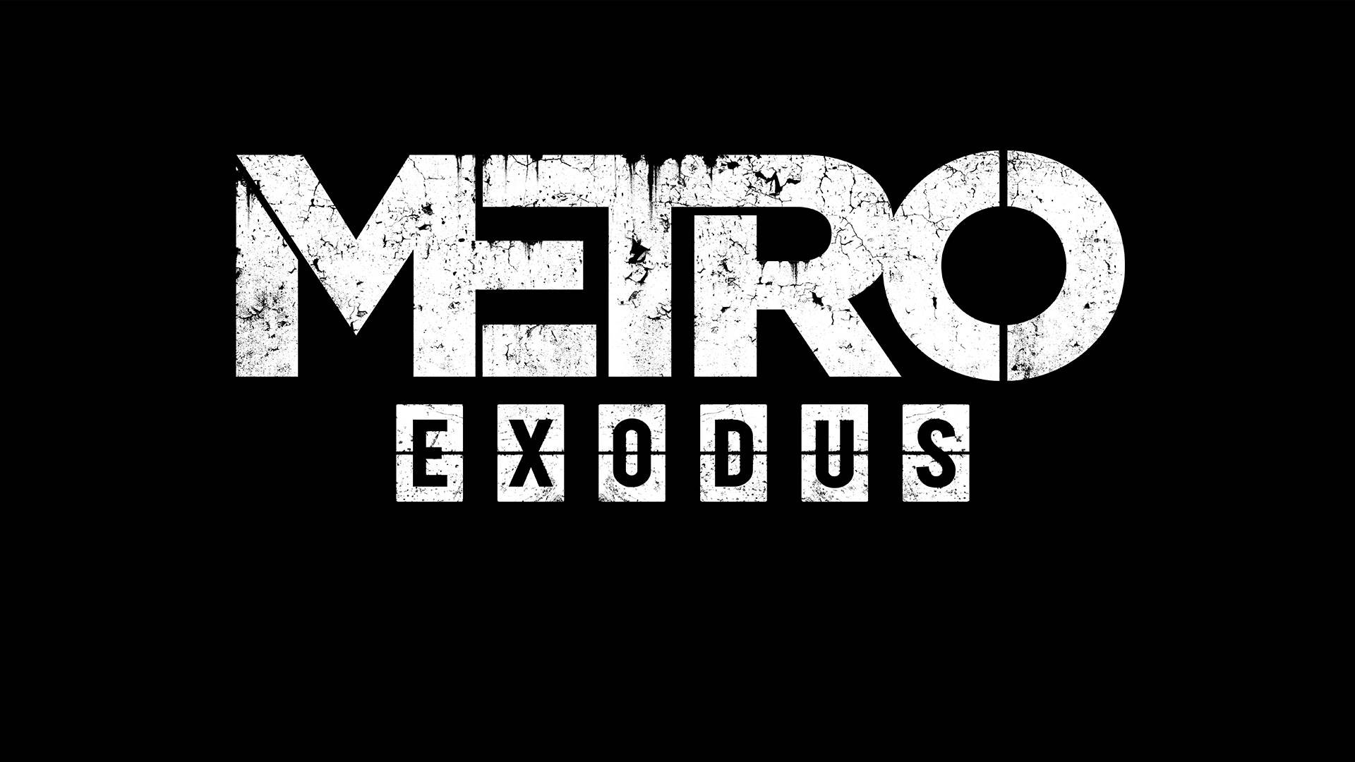 Metro Exodus In Black And White Background