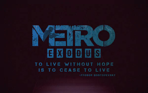 Metro Exodus Purple Graphic Promo 3440x1440