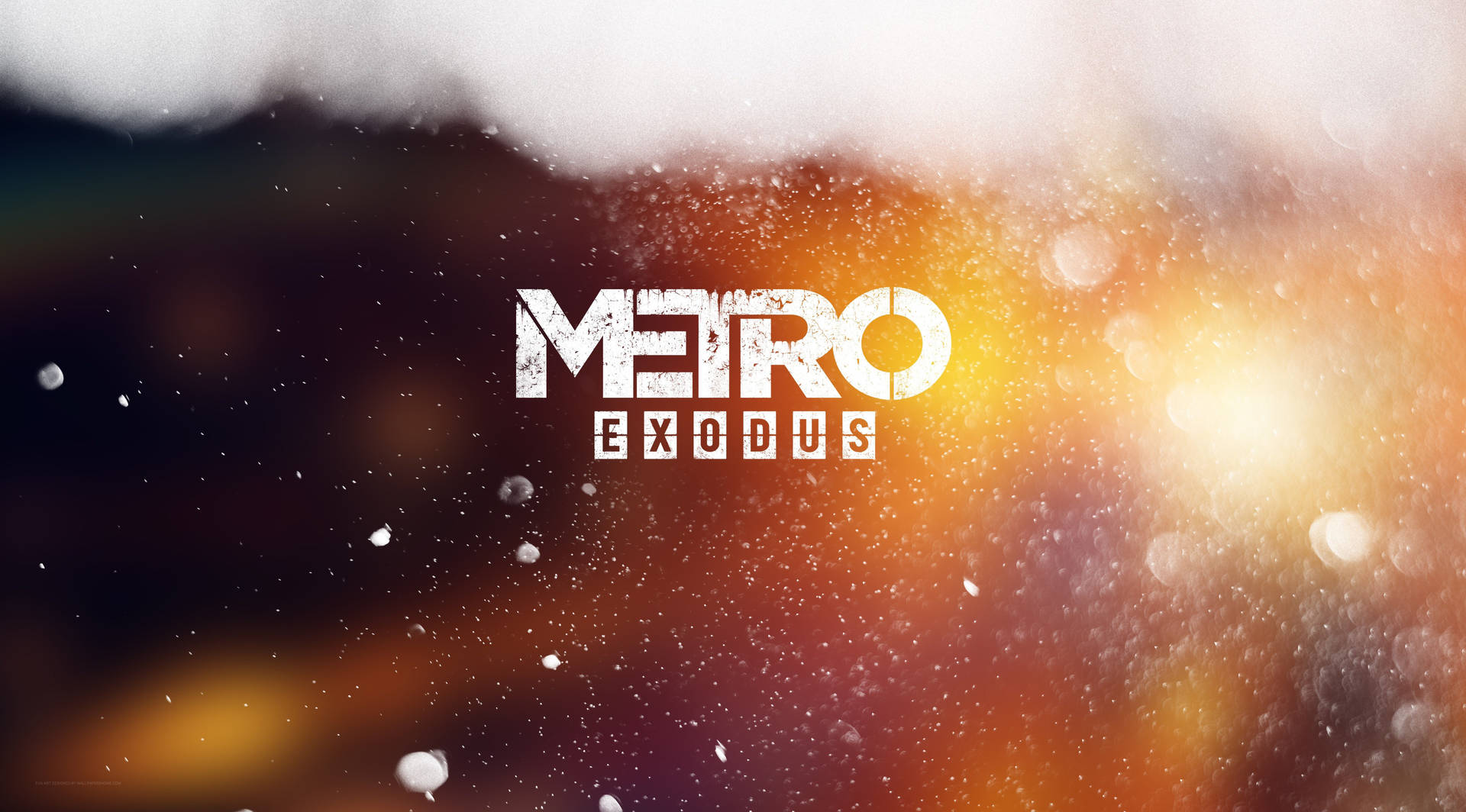 Metro Exodus Snow Sparkles Background