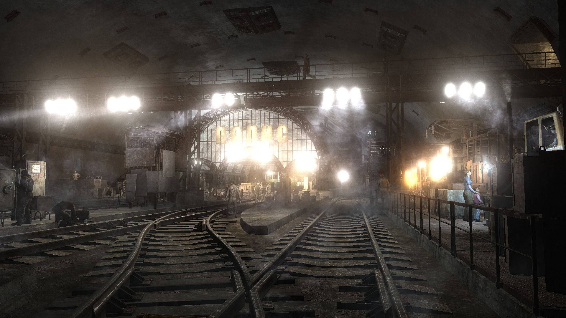 Metro Exodus Train Station Background