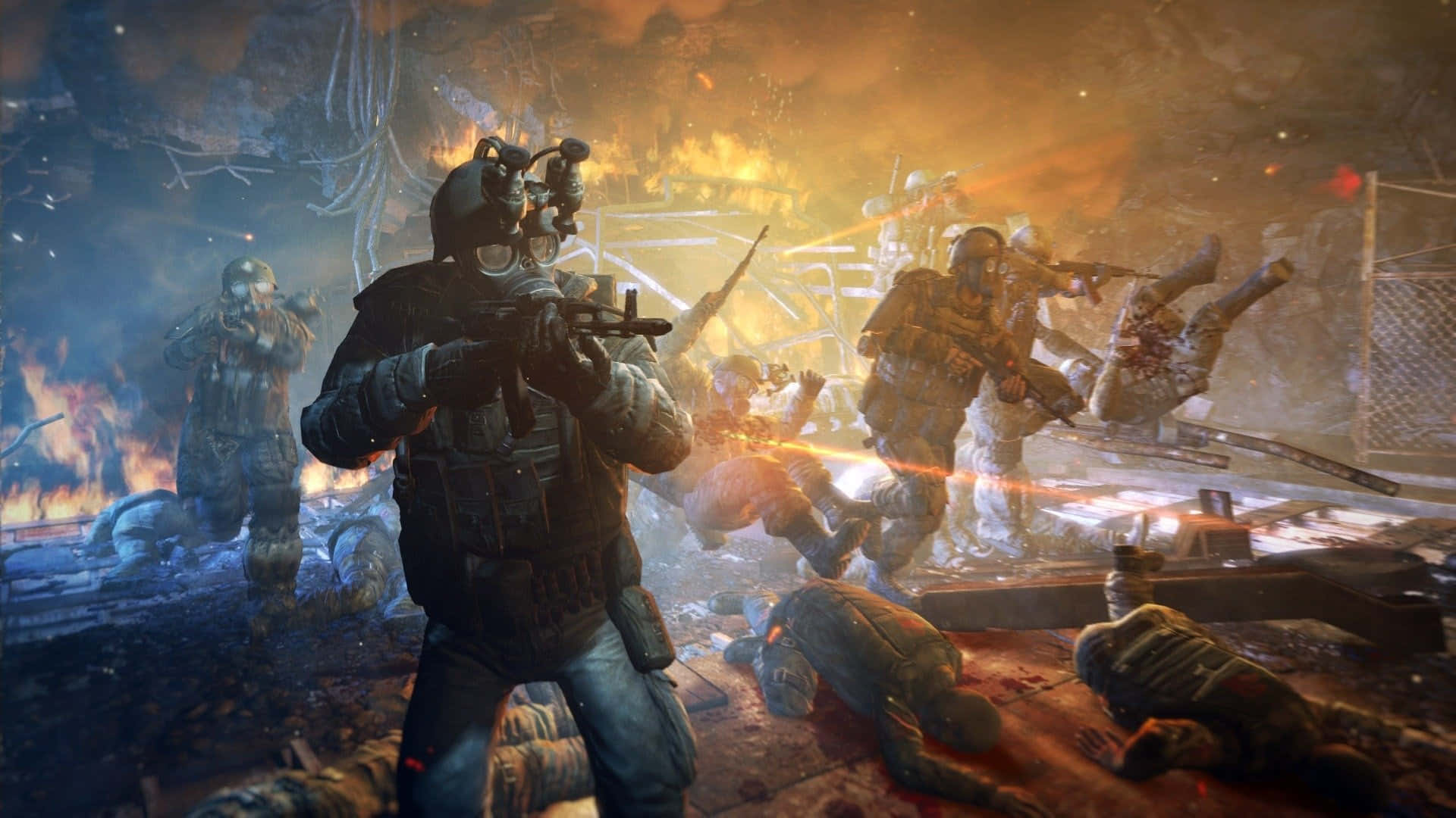 Metro_ Game_ Intense_ Firefight_ Scene Background