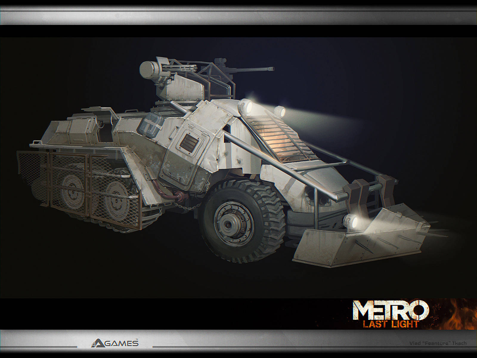 Metro Last Light Armored Car Background