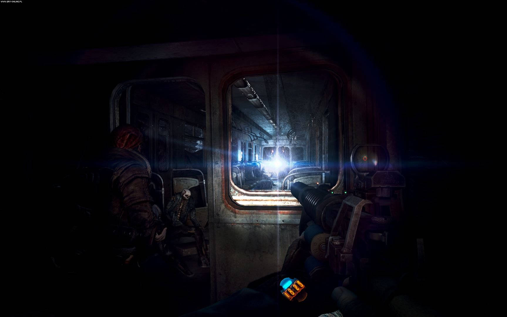Metro Last Light Flash Background