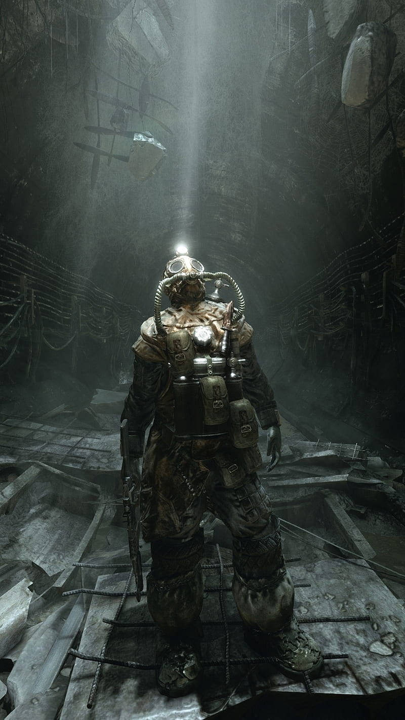 Metro Last Light Redux Beam Of Light Background