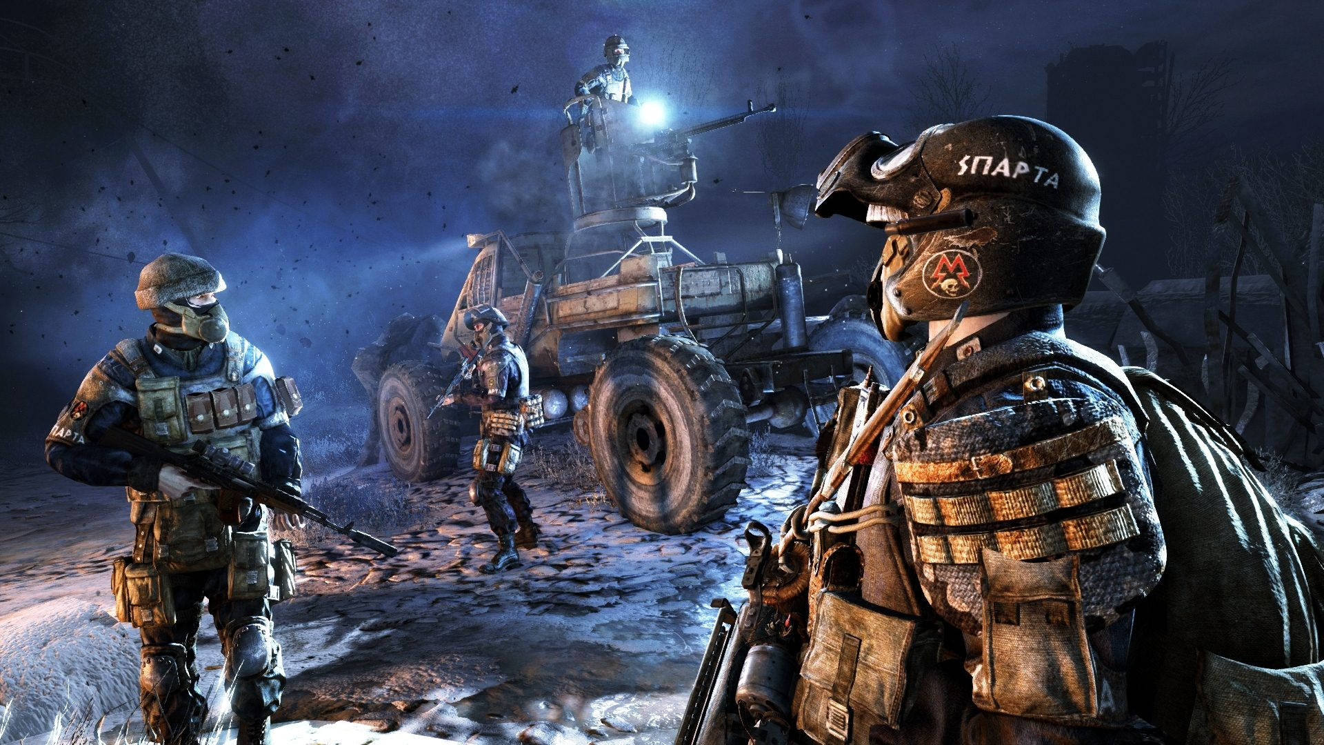 Metro Last Light Redux Military Weapons Background