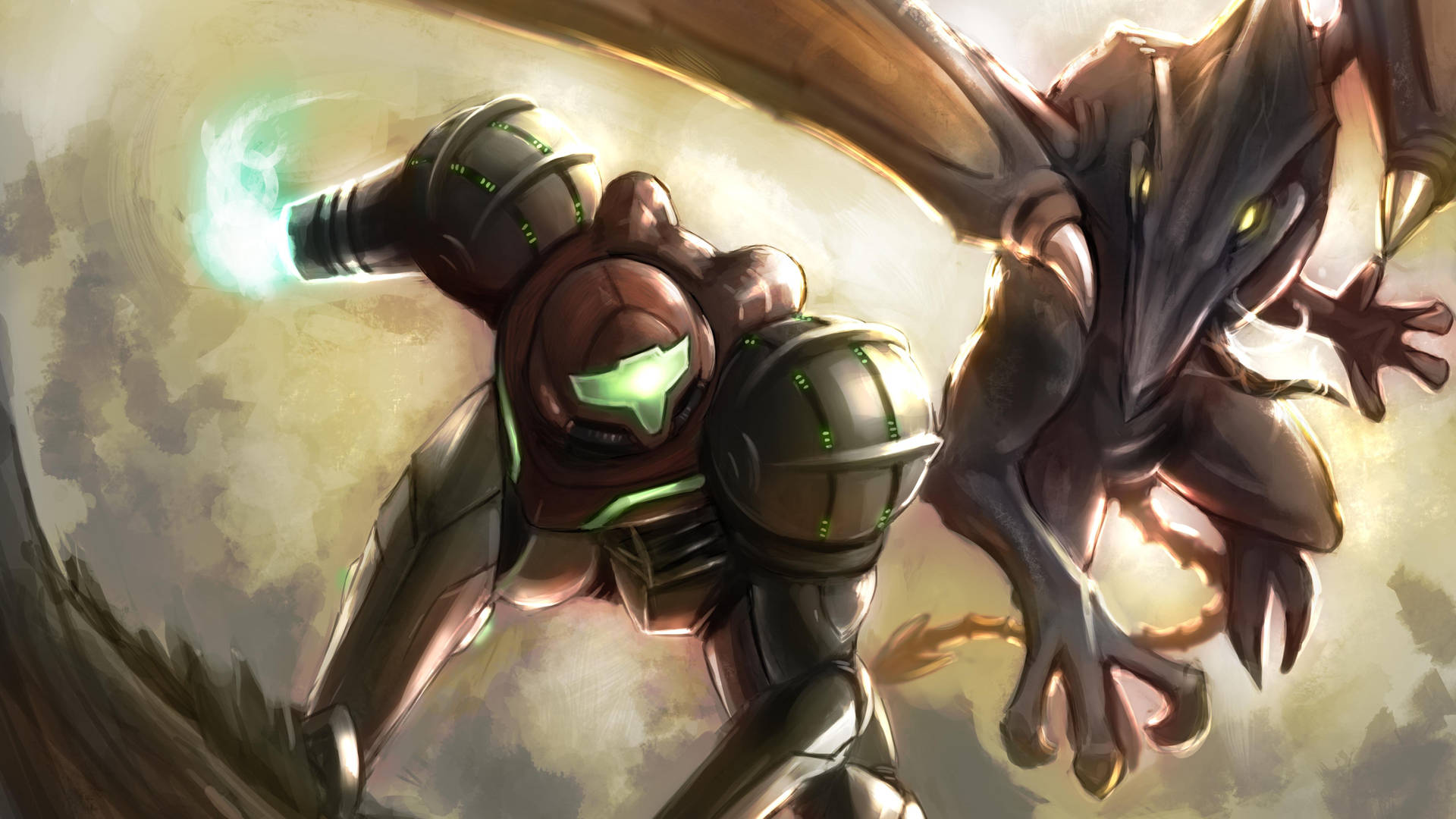 Metroid Counter Attack Background