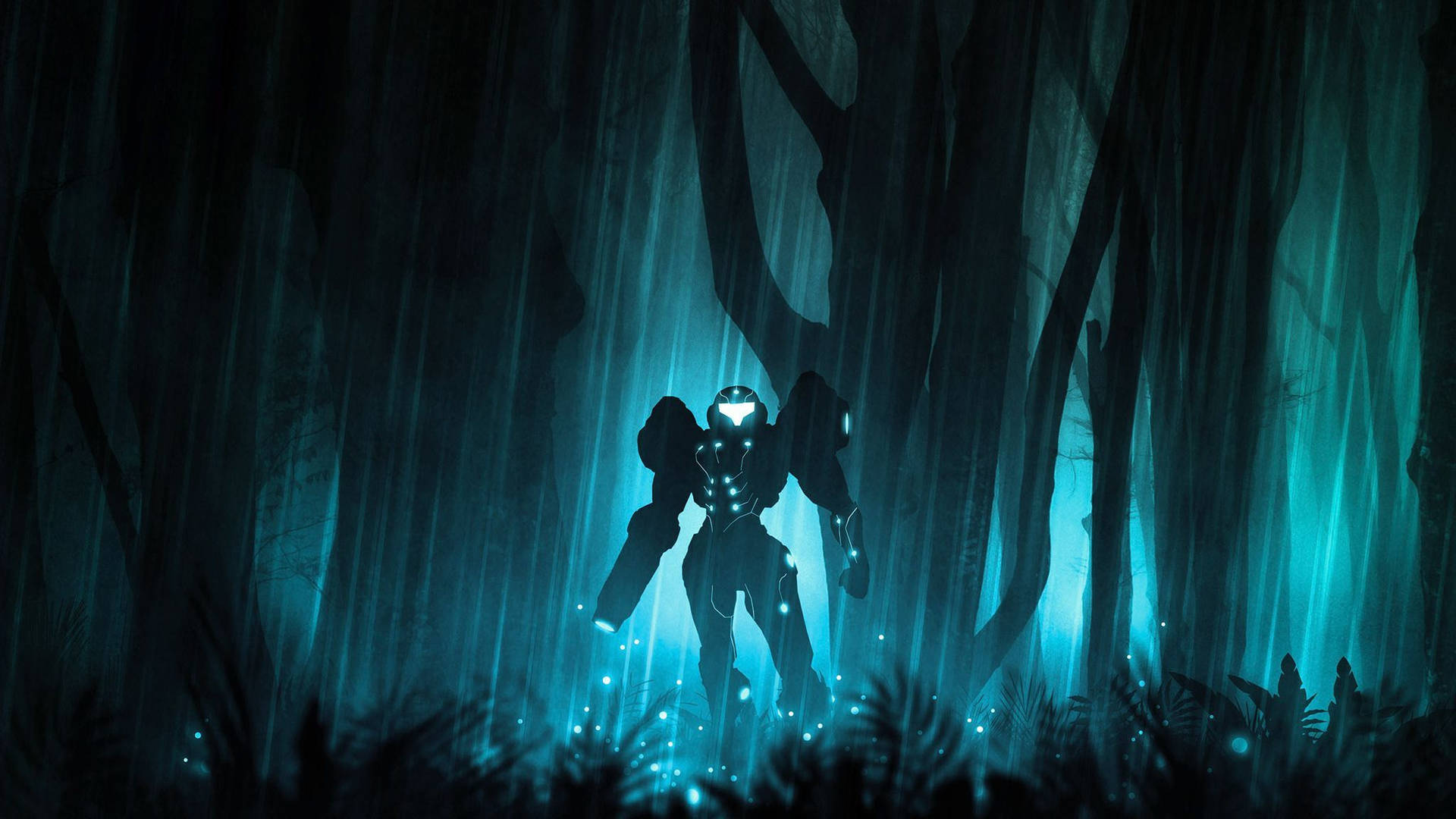 Metroid The Forest Background