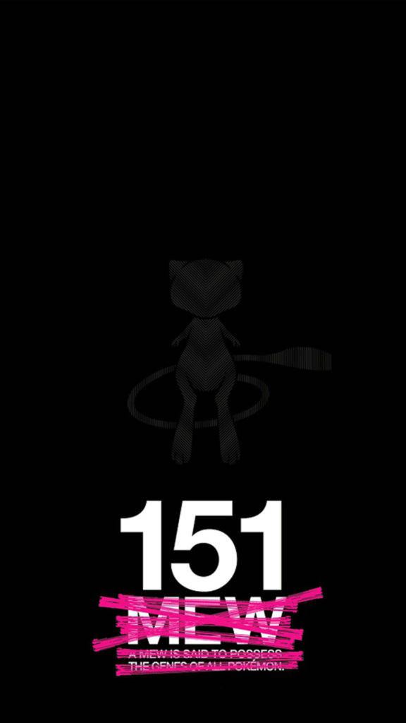 Mew Number 151 Pokemon Iphone Background