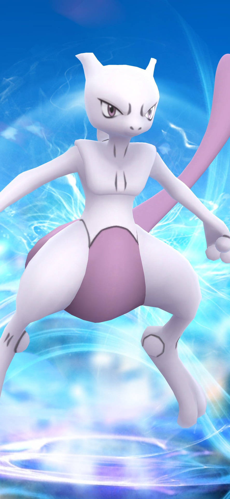 Mewtwo In Game Phone Background