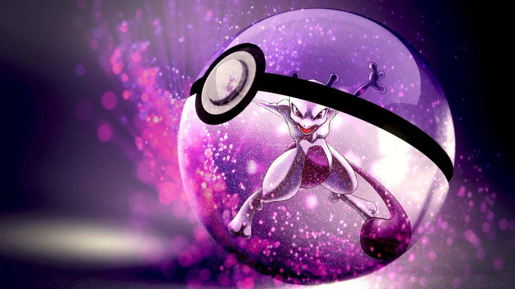Mewtwo Pokémon 4k Background