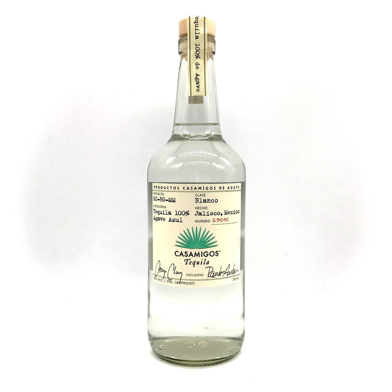 Mexican Casamigos Tequila Blanco Liquor Background