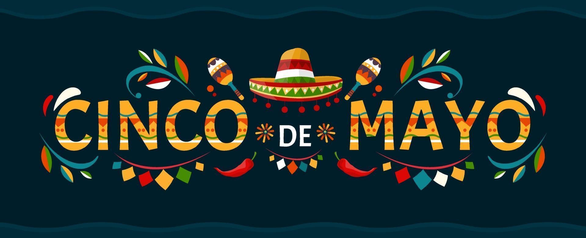 Mexican Cinco De Mayo Poster Background