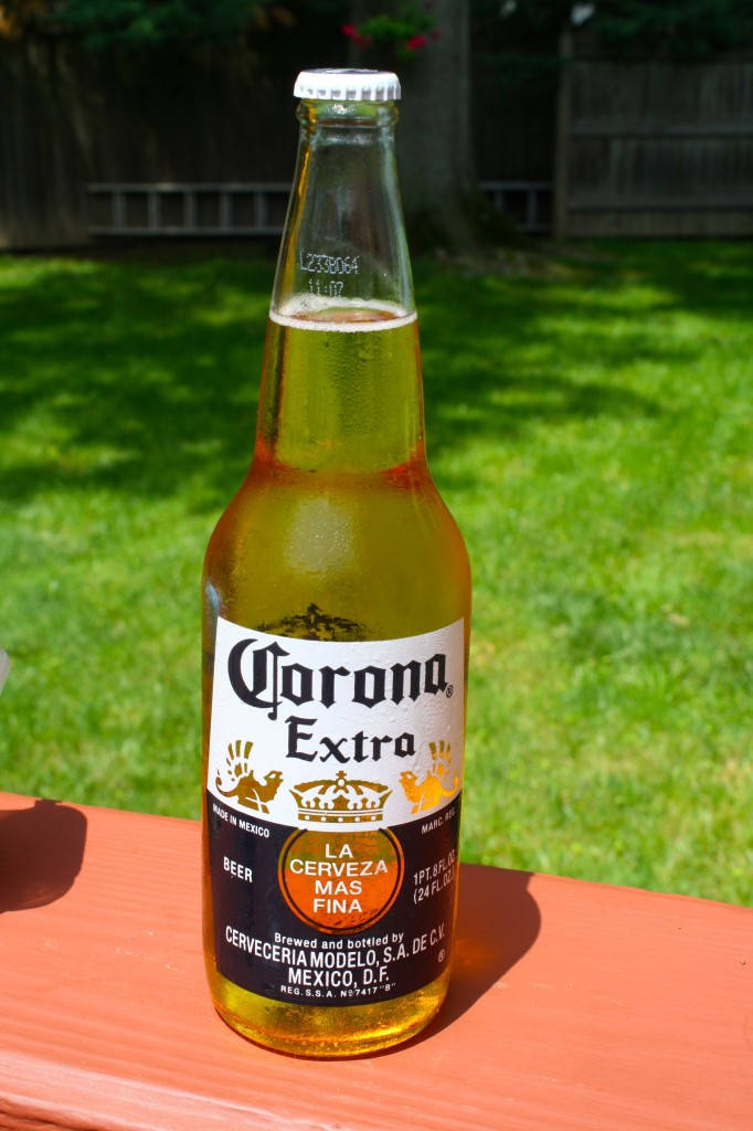 Mexican Corona Extra Beer Background