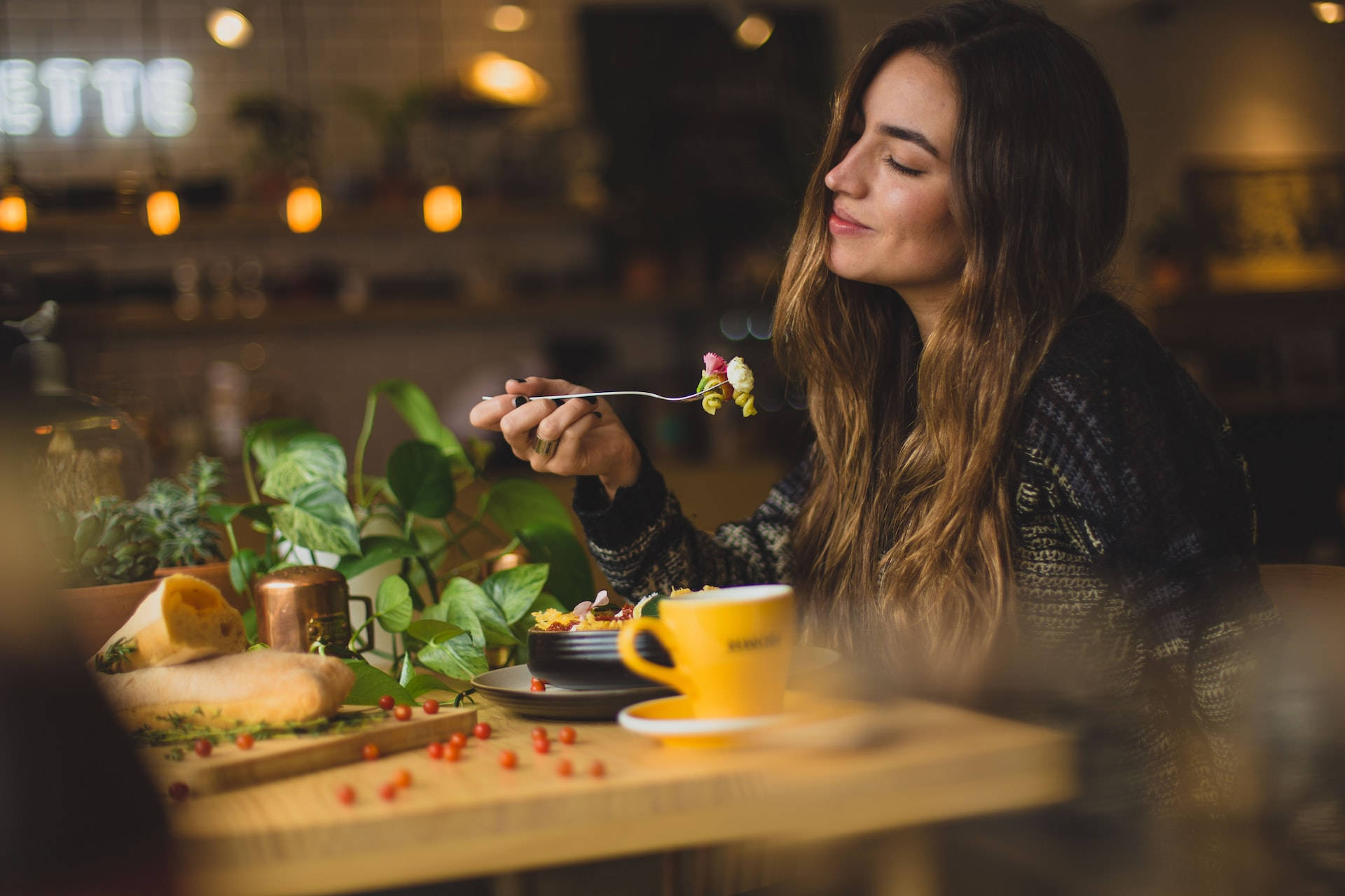 Mexican Girl Eating