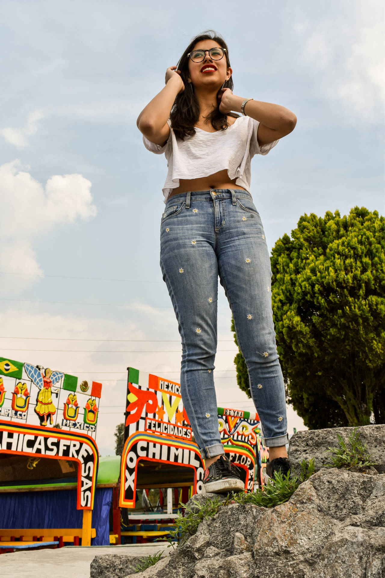 Mexican Girl Standing