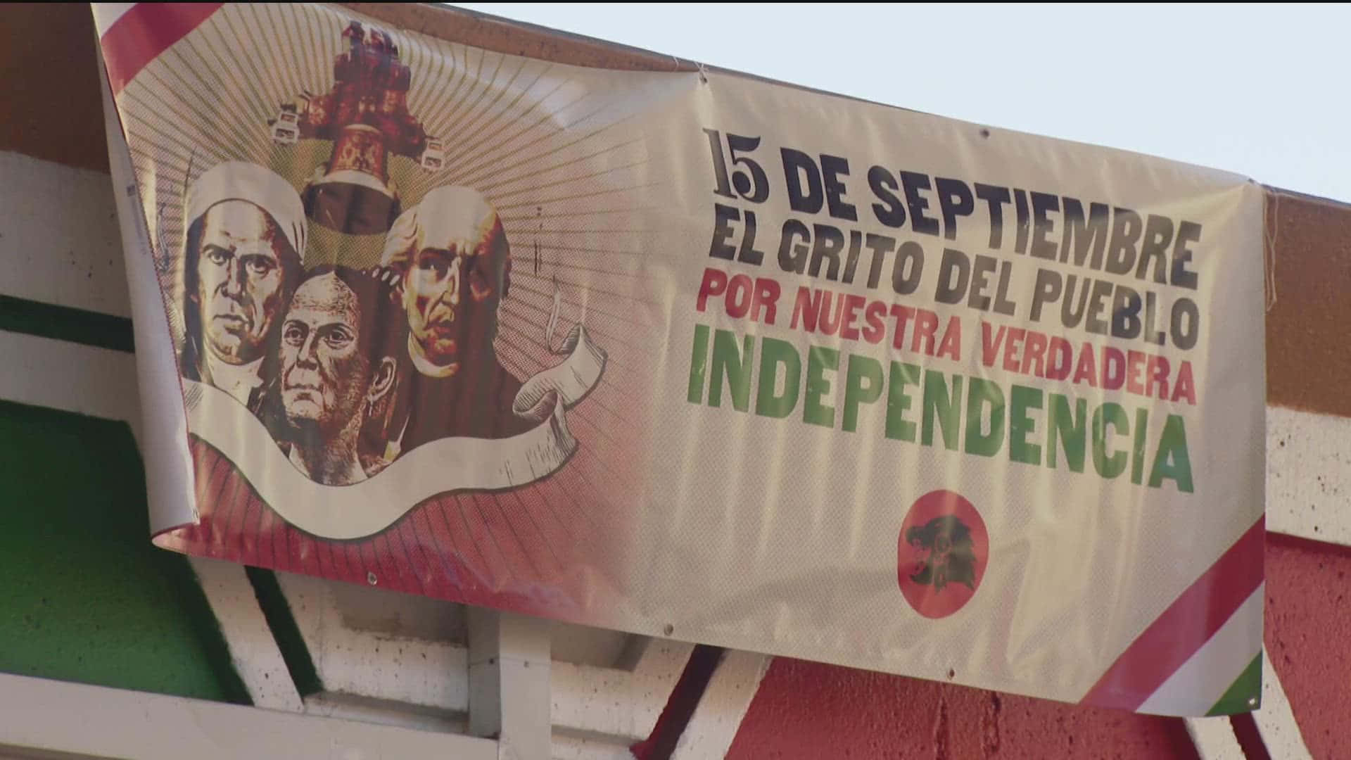 Mexican Independence Banner Display