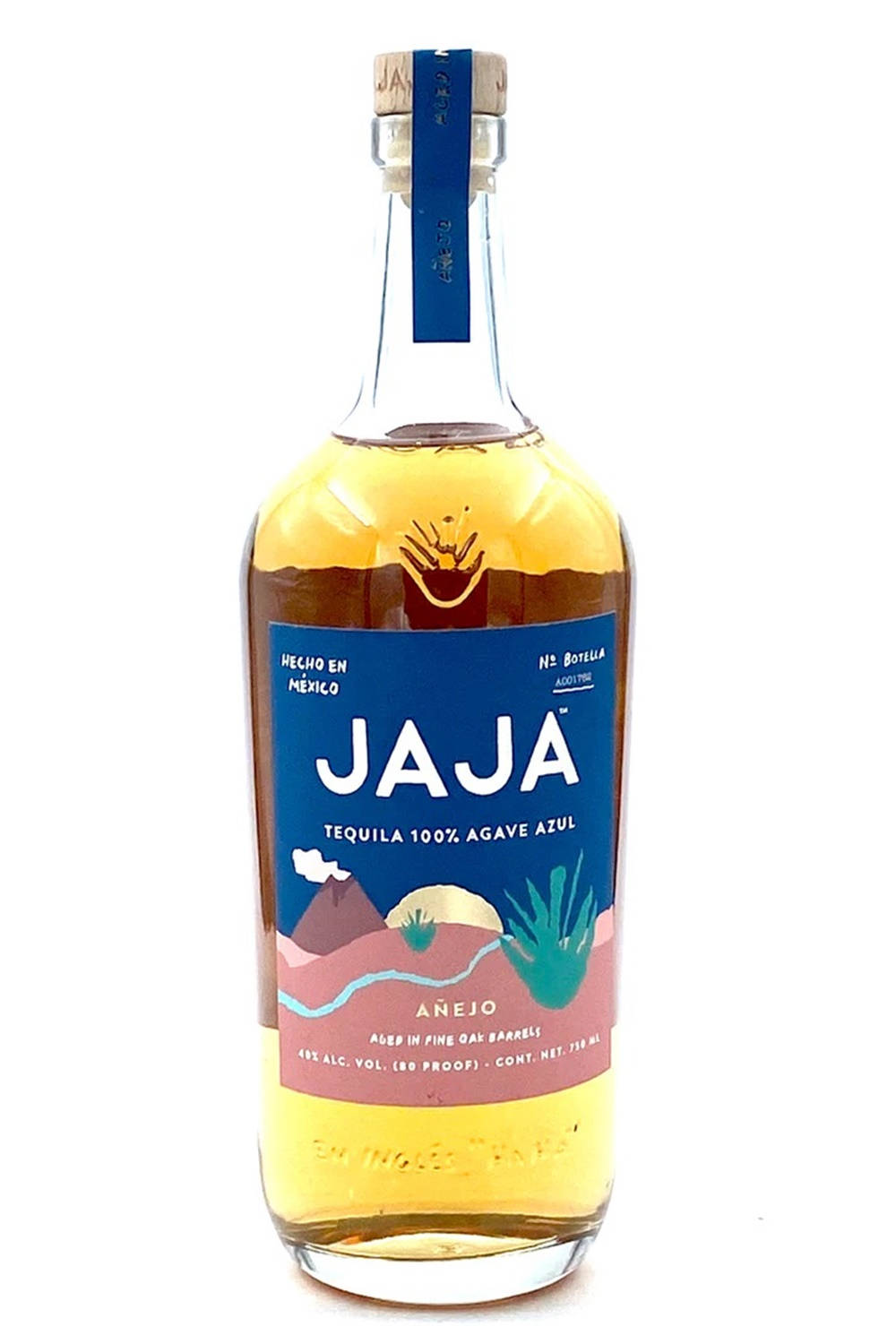 Mexican Jaja Tequila Añejo Bottle Background