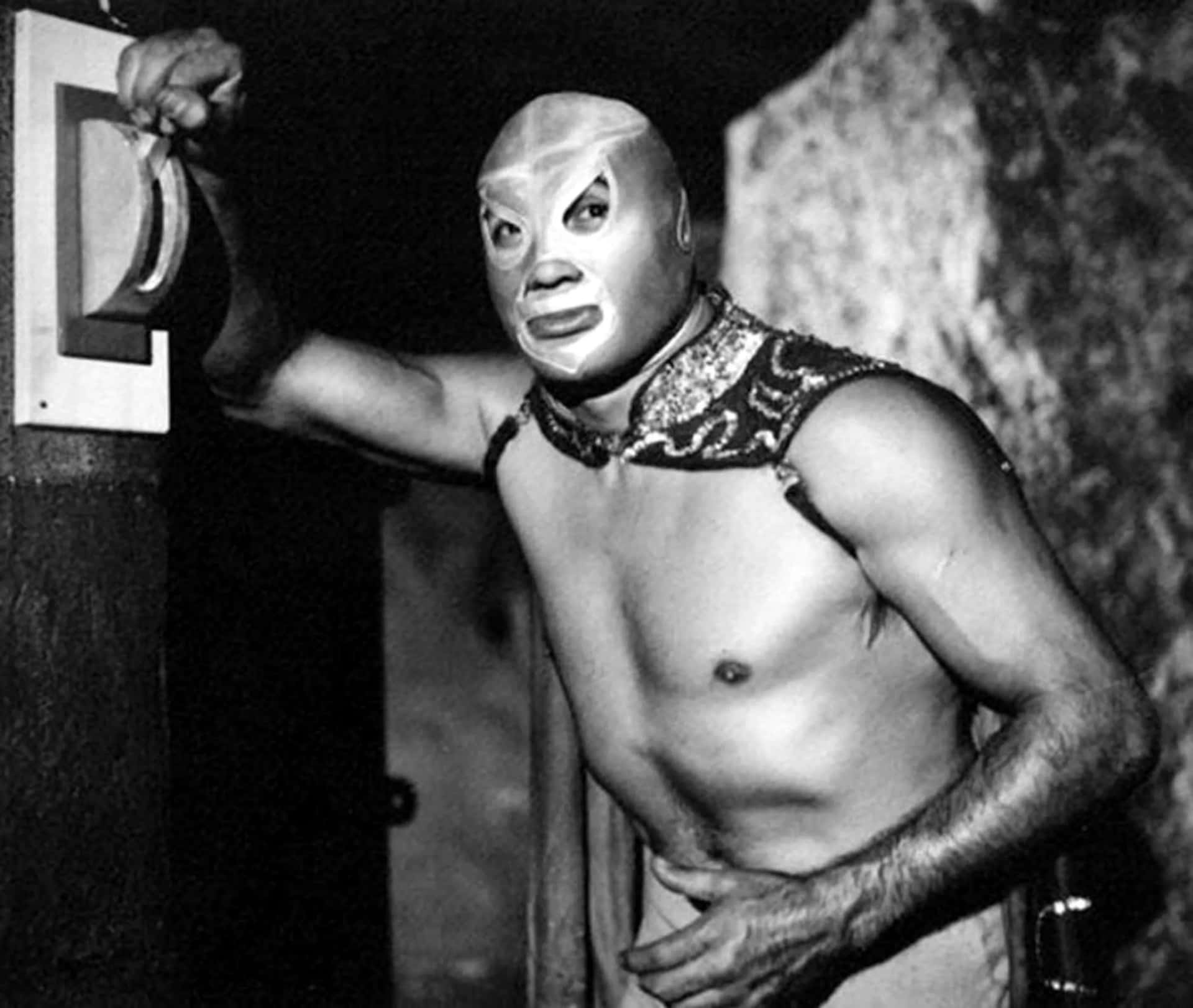 Mexican Masked Wrestler El Santo Background