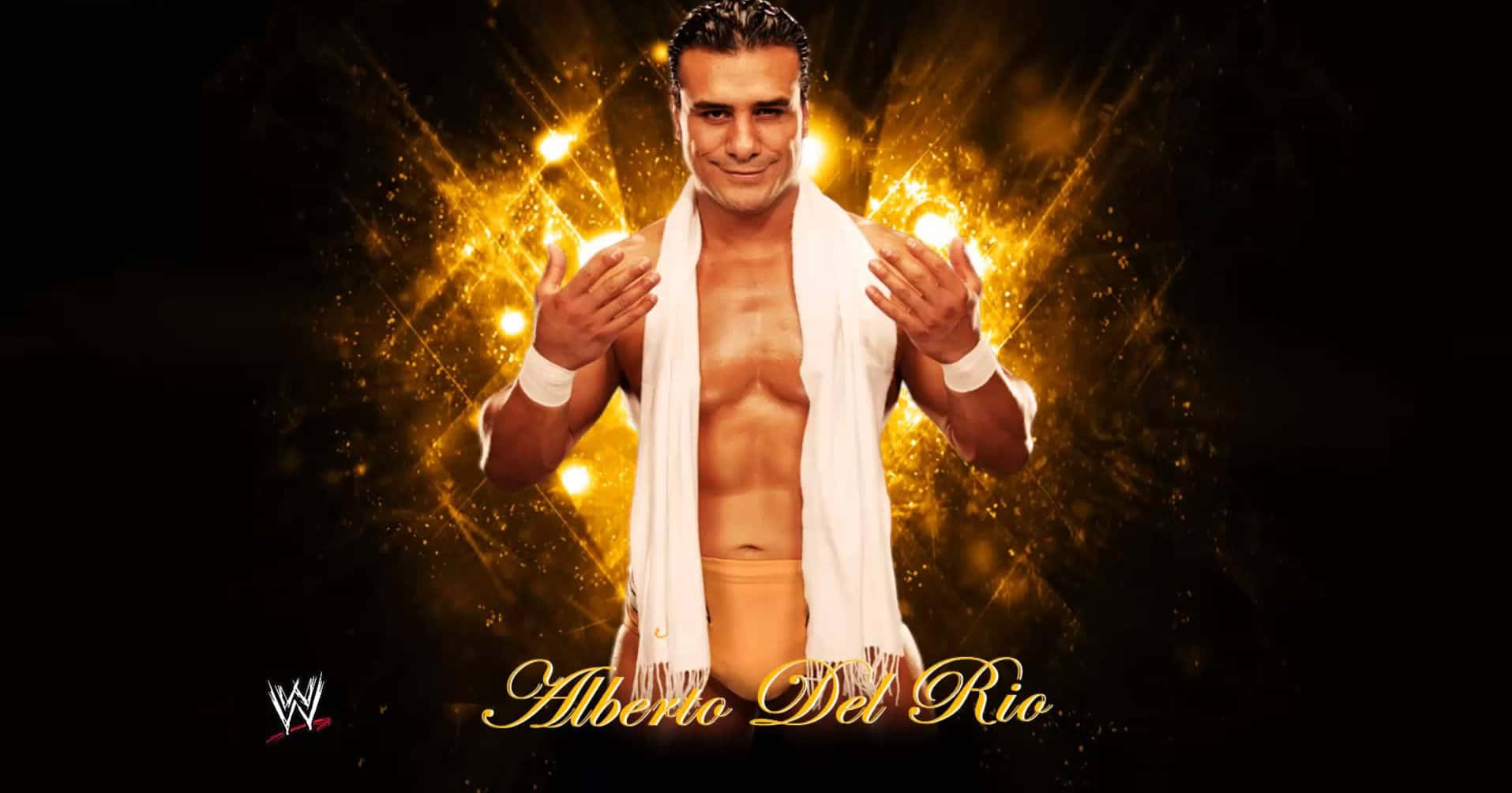 Mexican Wwe Alberto Del Rio Graphic Art Background