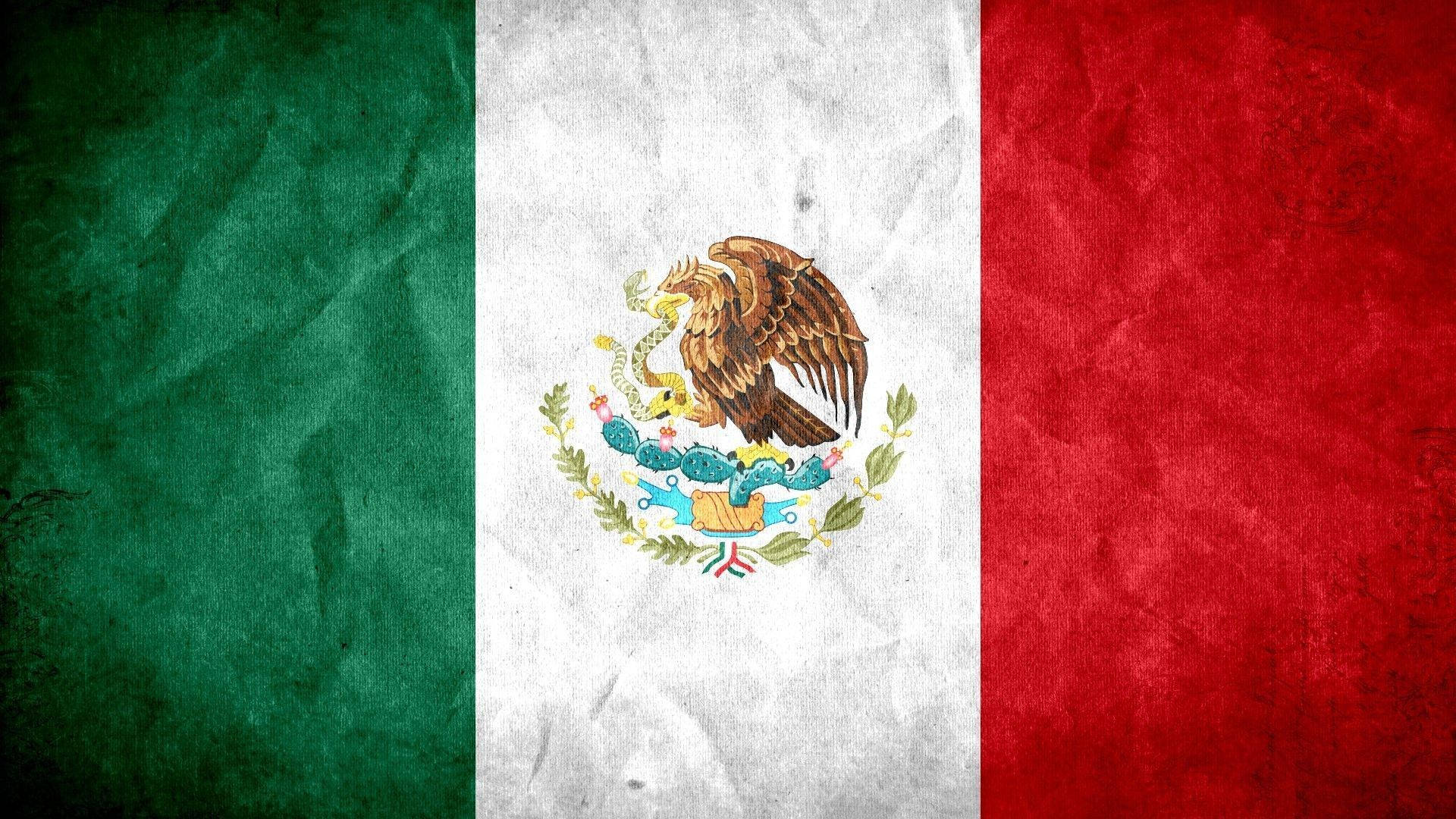 Mexico Flag Tapestry Background