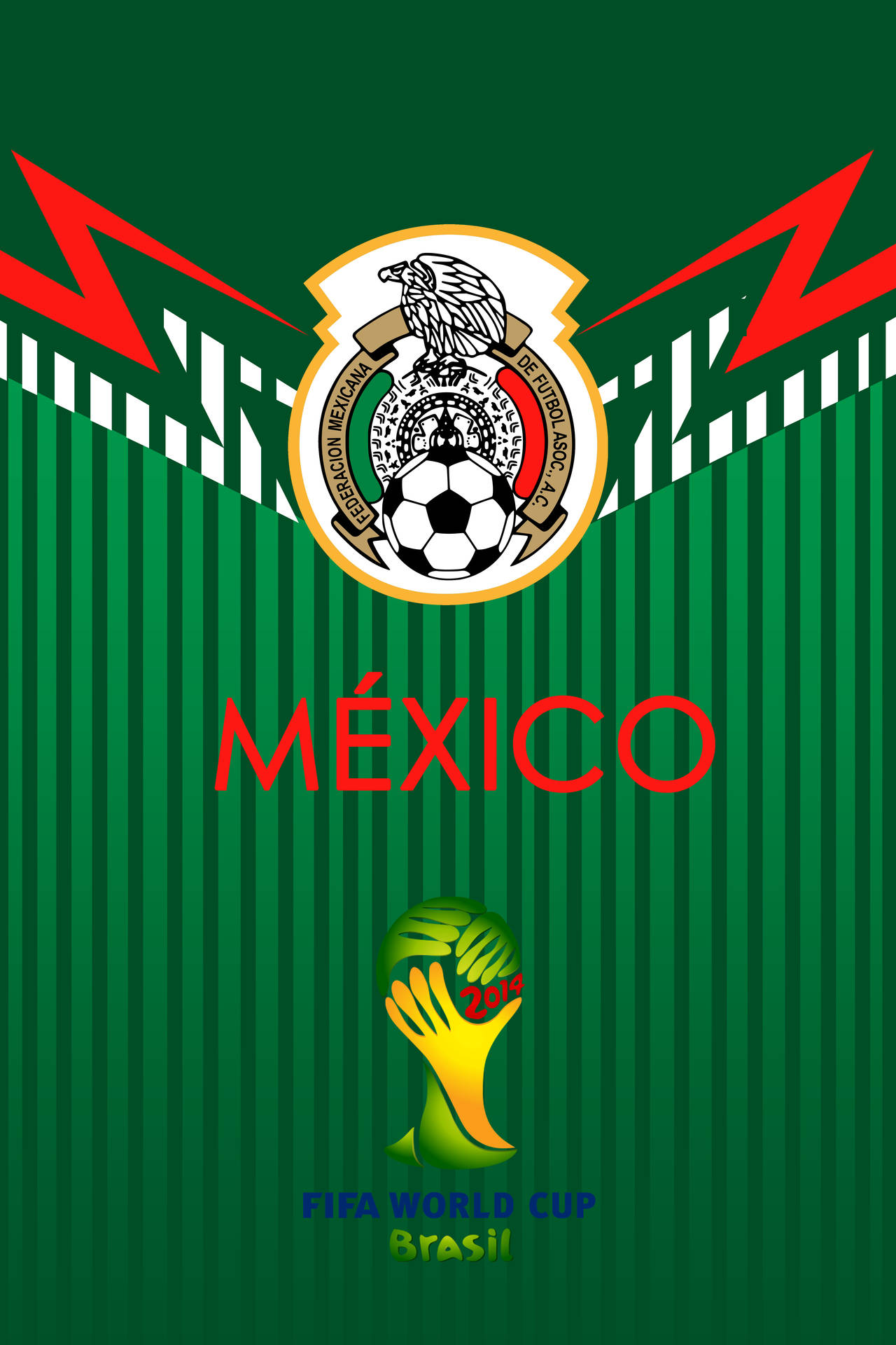 Mexico Soccer Fifa World Cup Logo Background