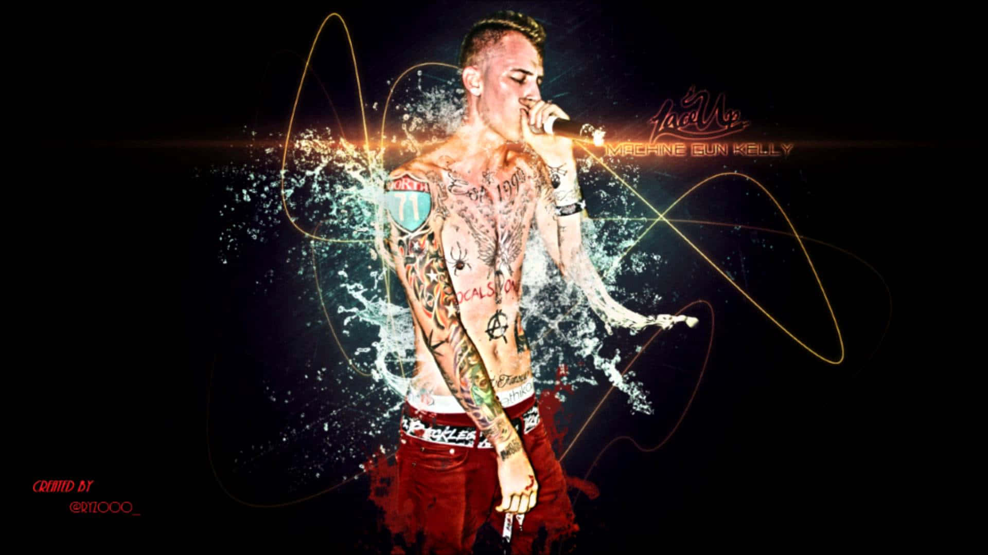 Mgk At His Best Background