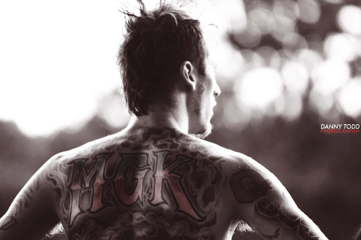 Mgk On His Back