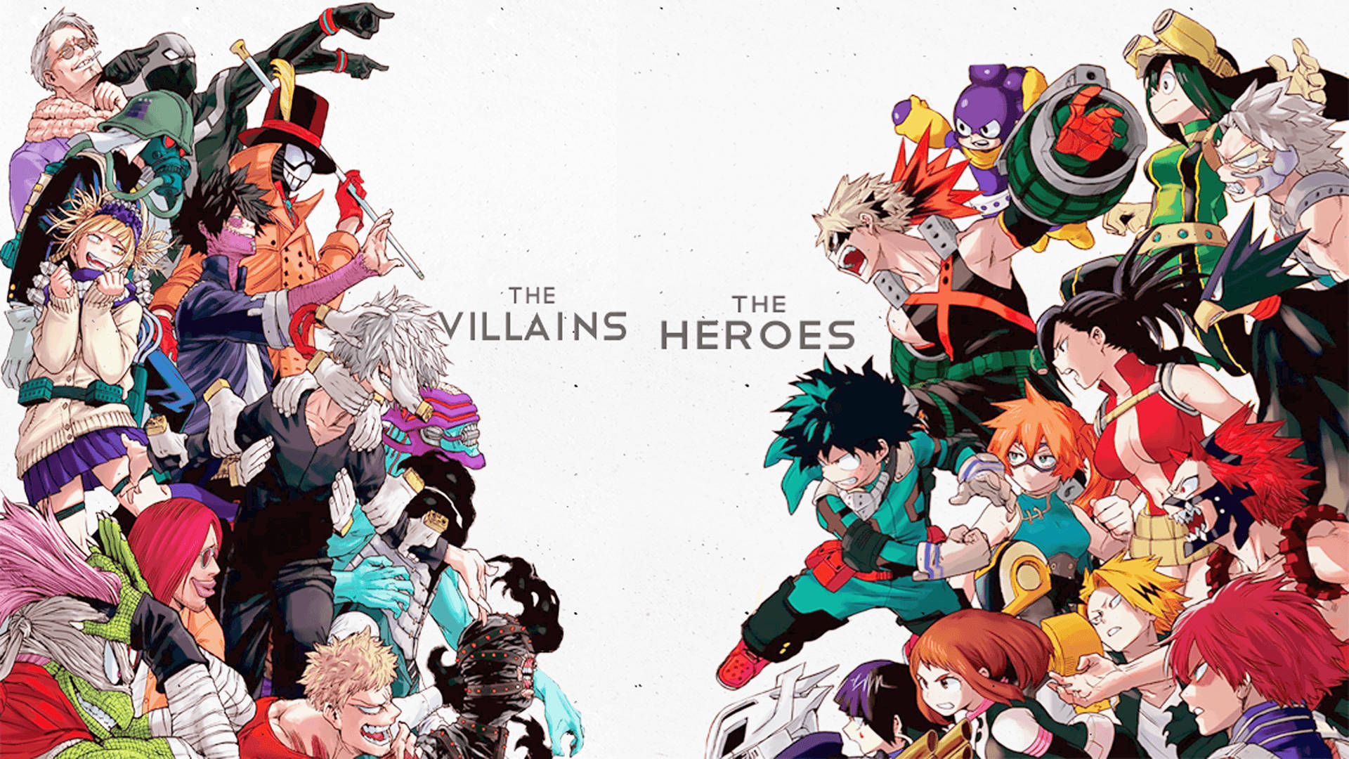 Mha Heroes And Villains Background