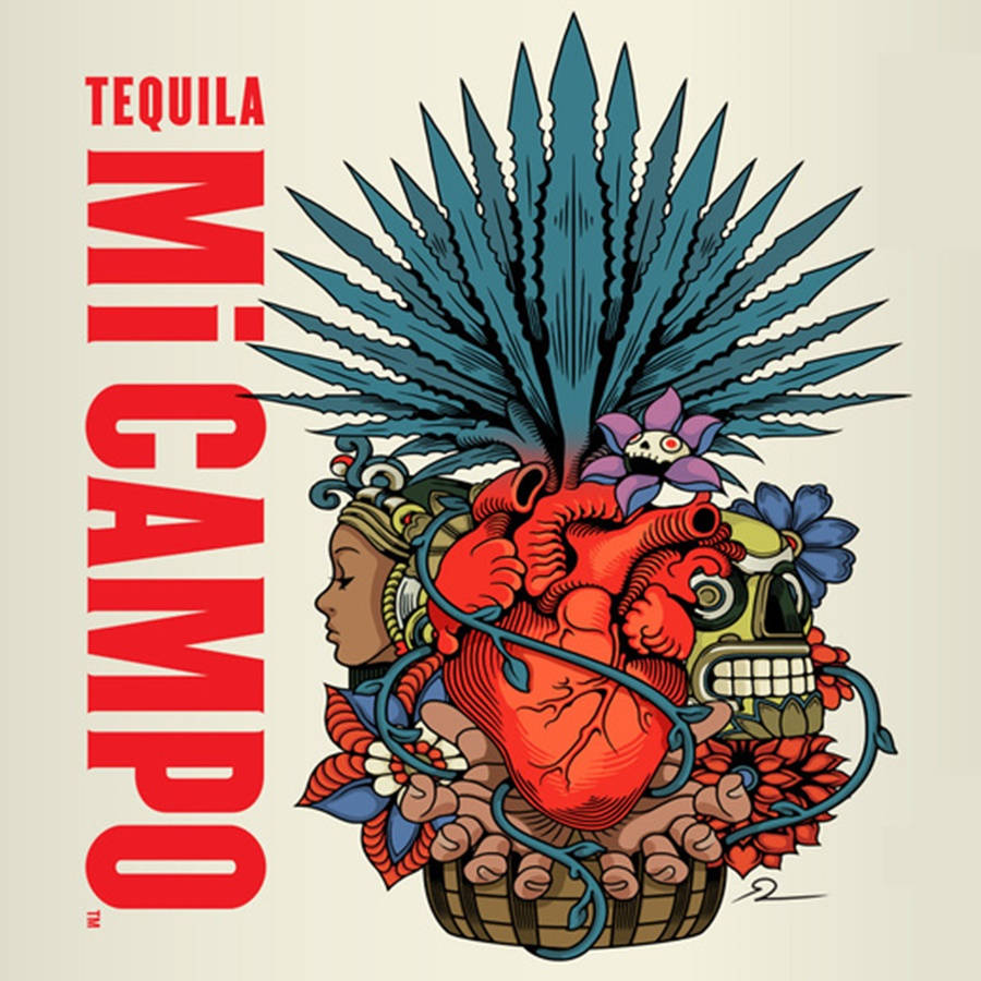 Mi Campo Tequila Brand Sticker