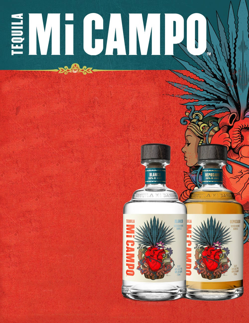 Mi Campo Tequila Poster Background