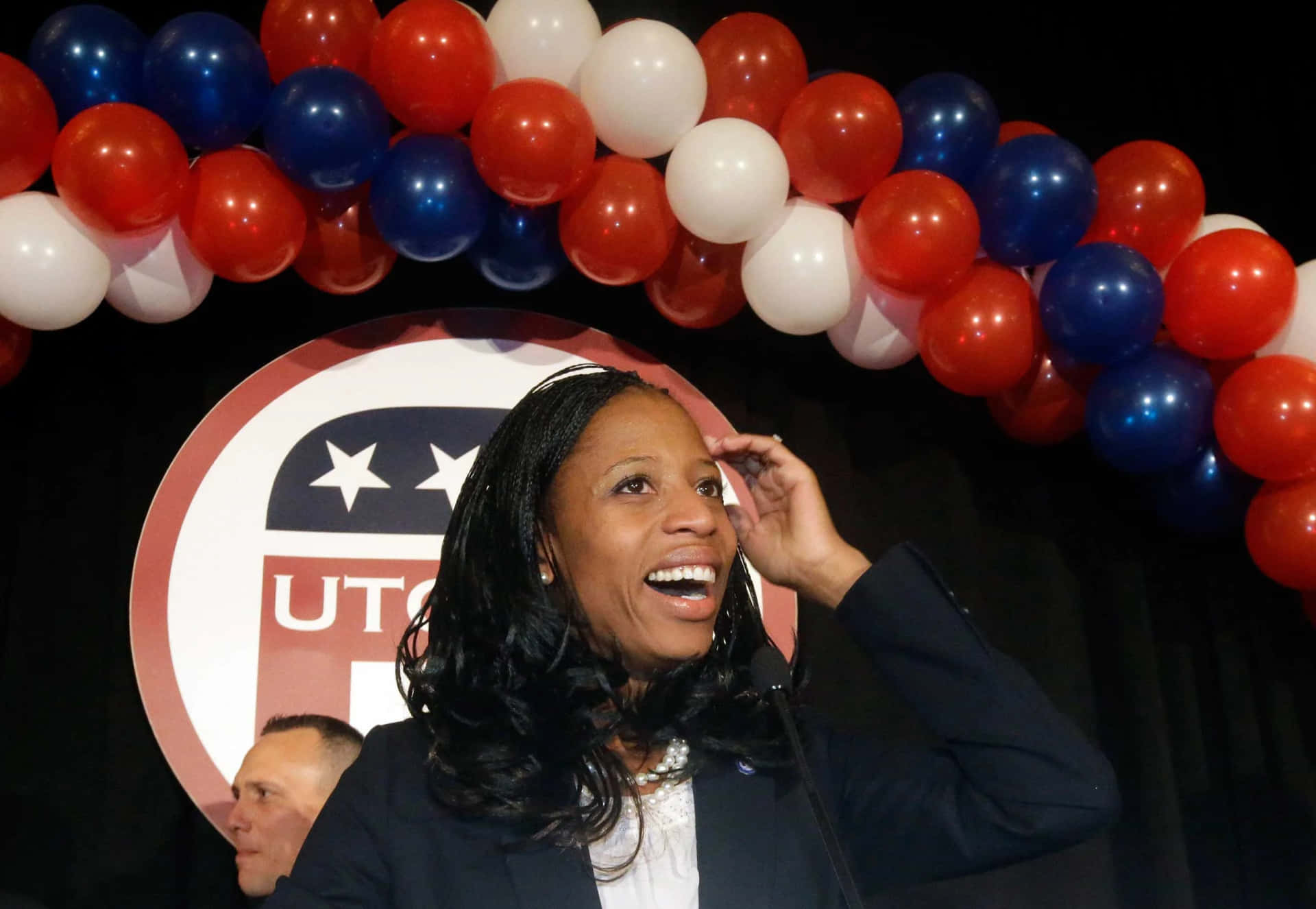 Mia Love Celebrating With Utah Republicans