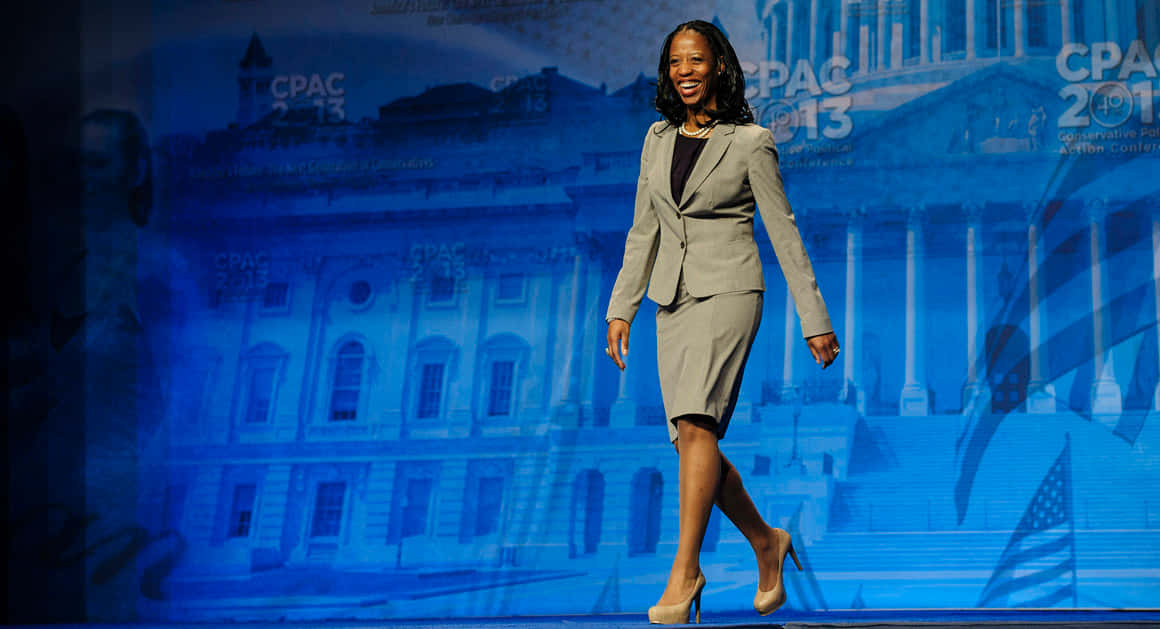Mia Love In Cpac 2013 Background