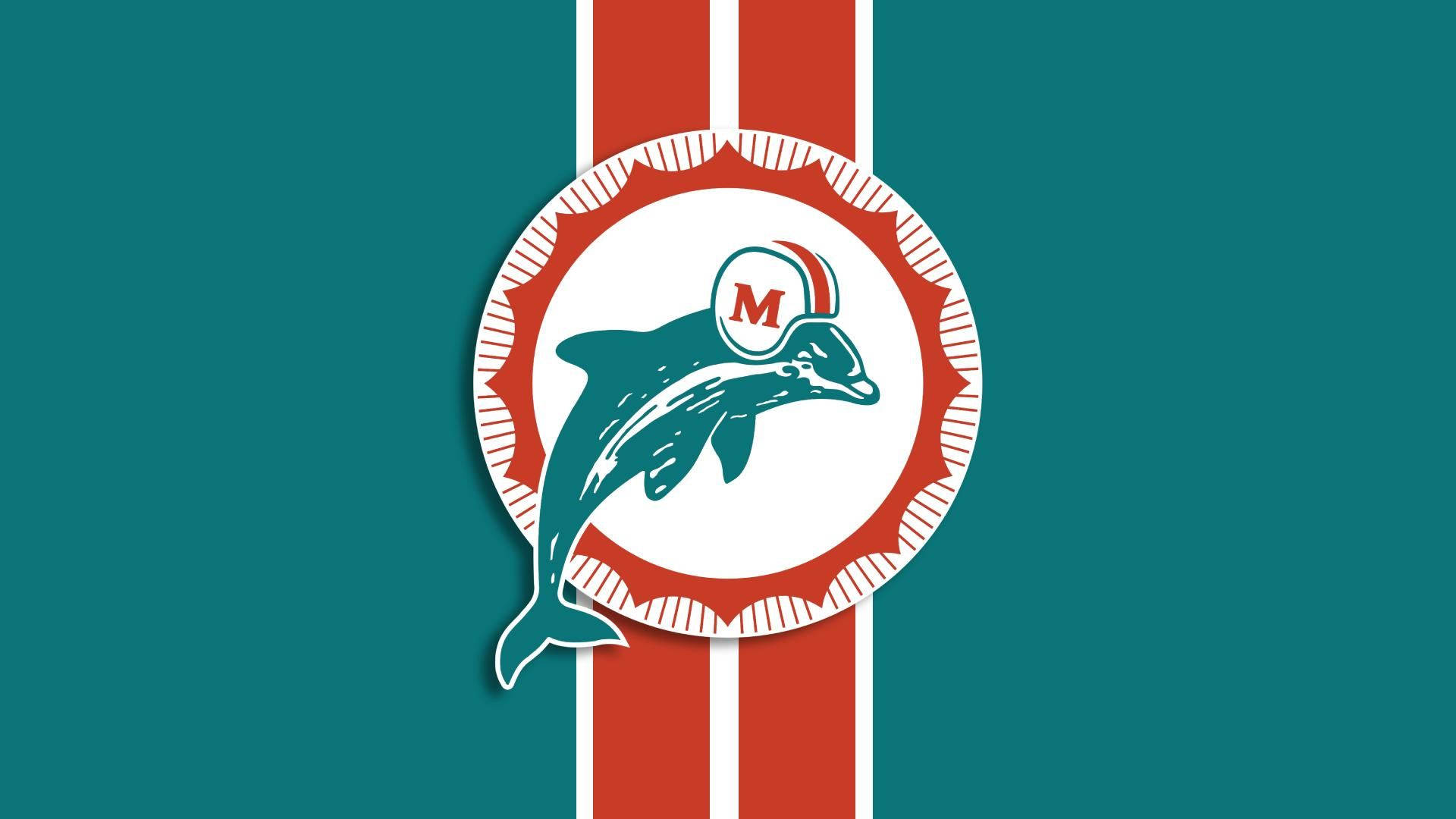 Miami Dolphins Creative Logo Background