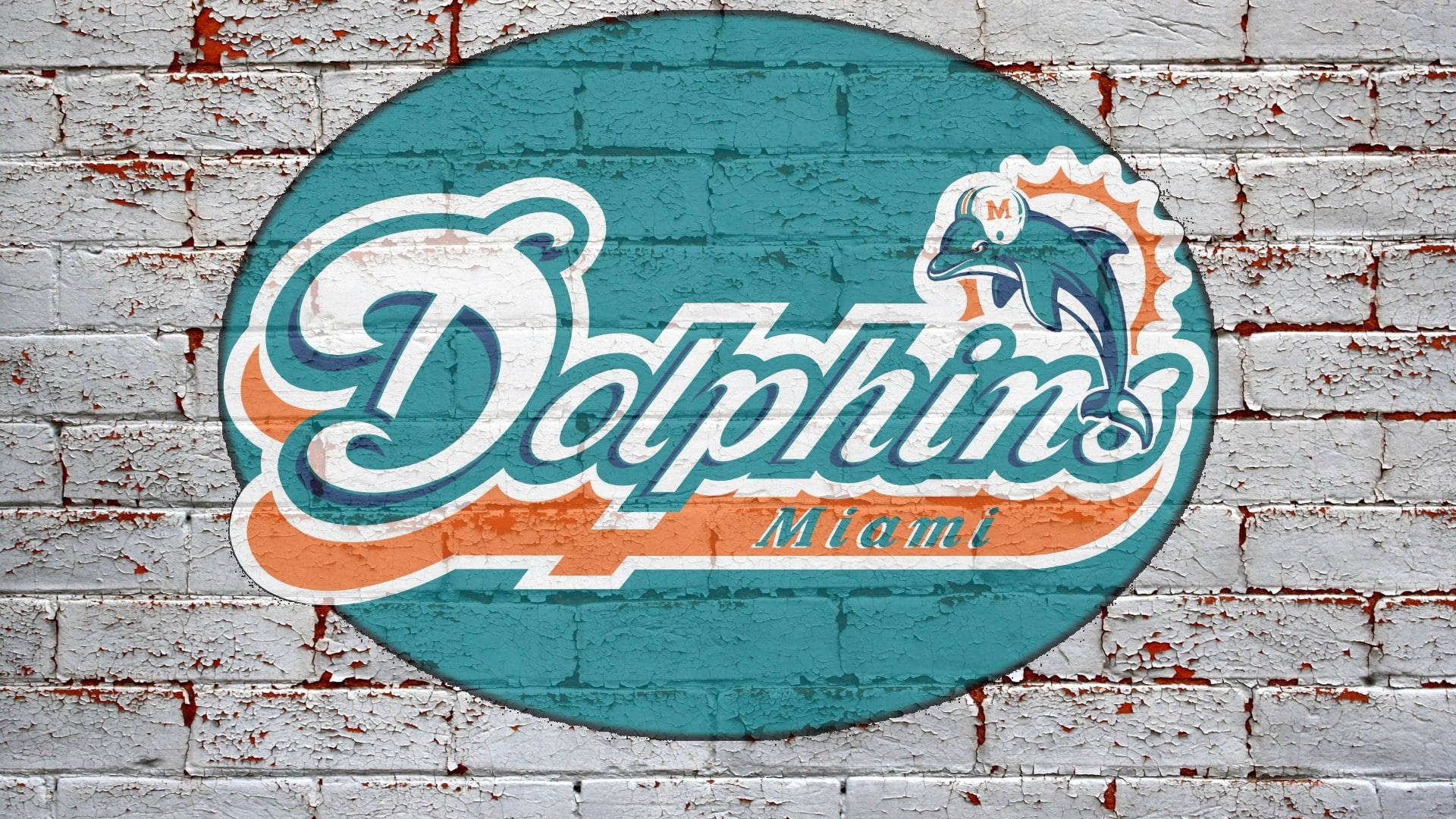 Miami Dolphins Digital Art Background