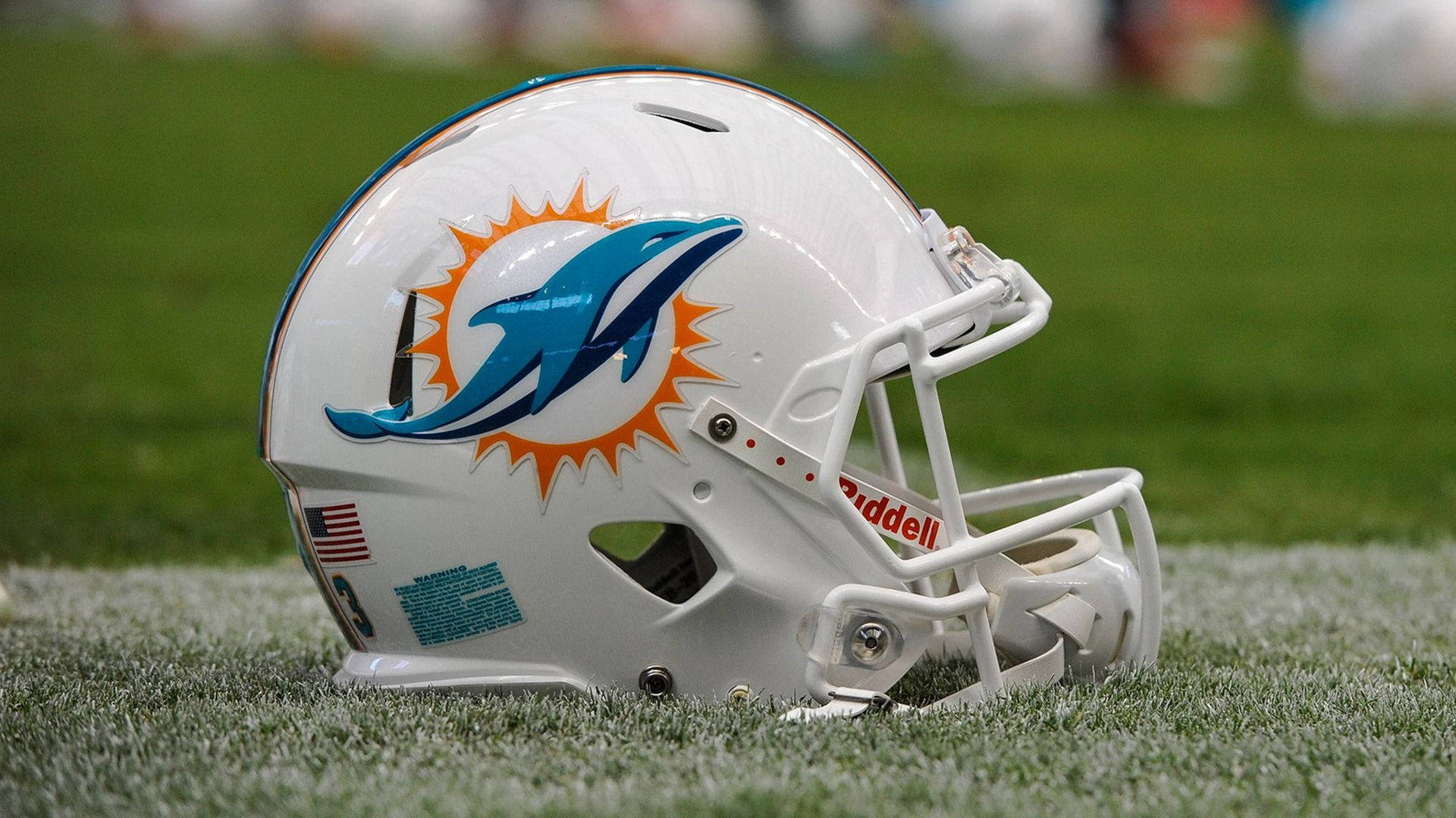 Miami Dolphins Football Helmet Background