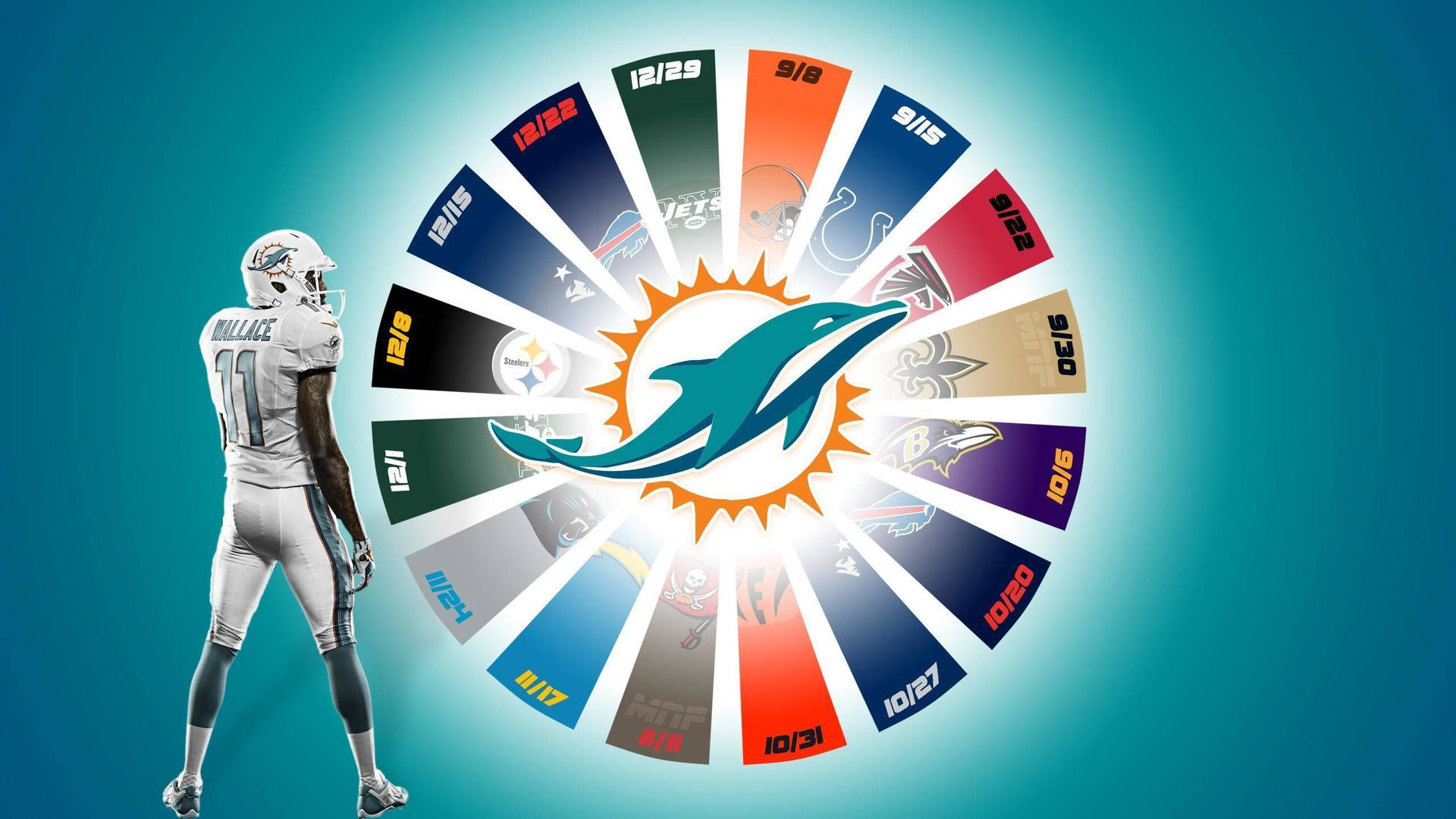 Miami Dolphins Game Schedule Background