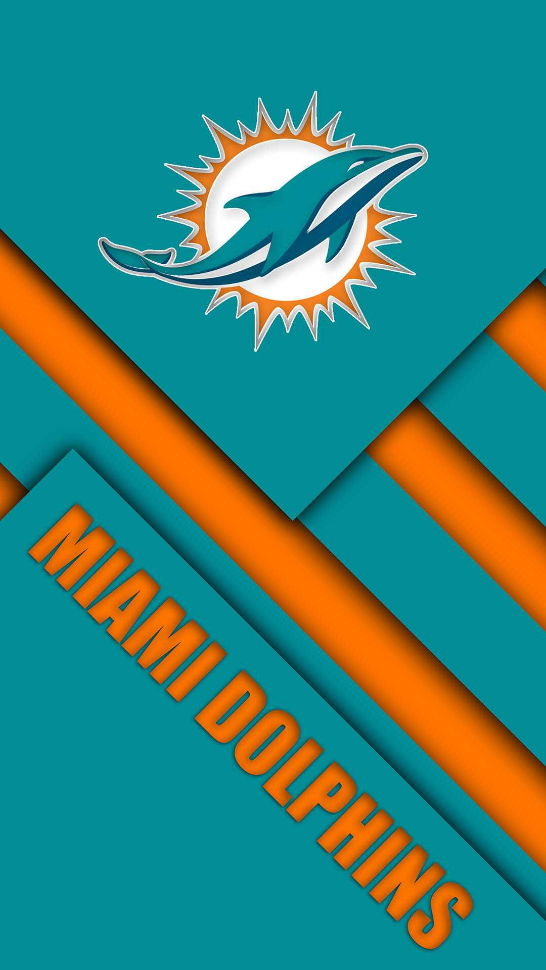 Miami Dolphins Iphone - Feel The Power And Excitement Background