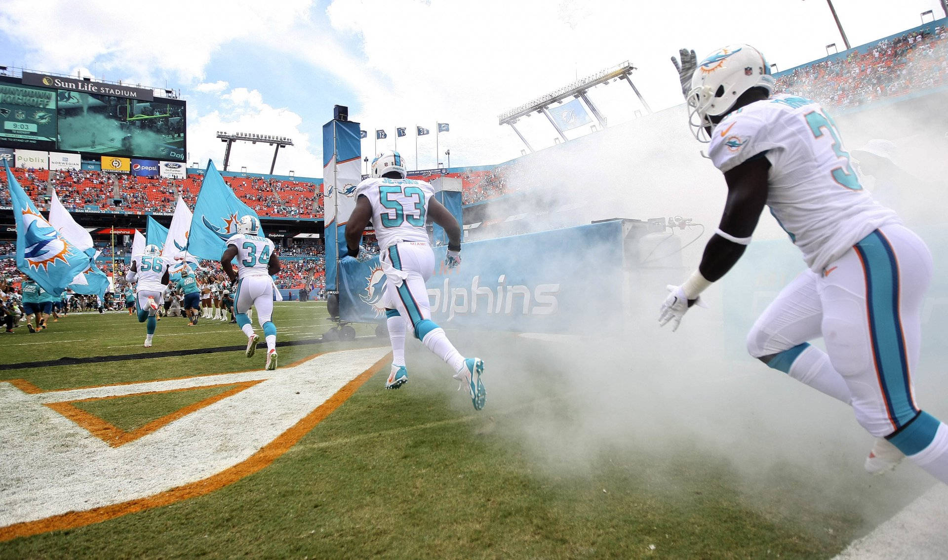 Miami Dolphins Opening Game Background