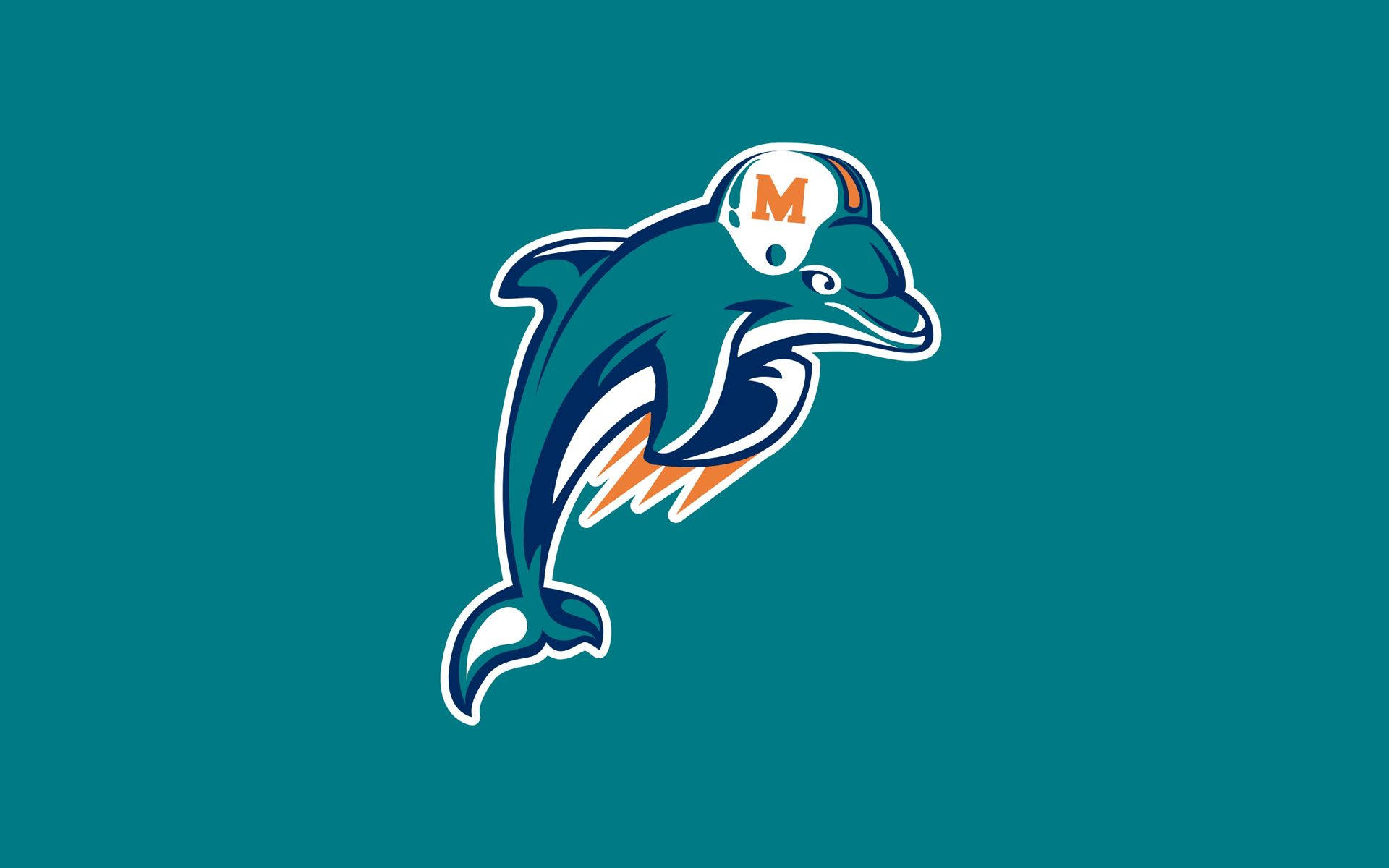 Miami Dolphins Wearing Helmet Background