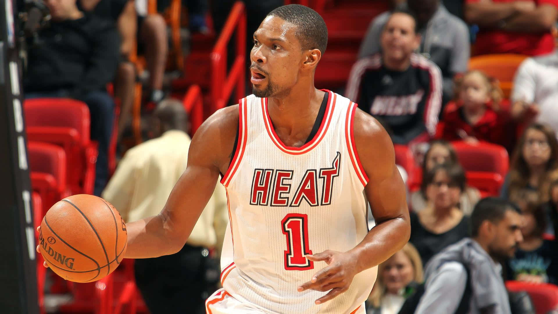 Miami Heat American Former Basketball Player Chris Bosh Background