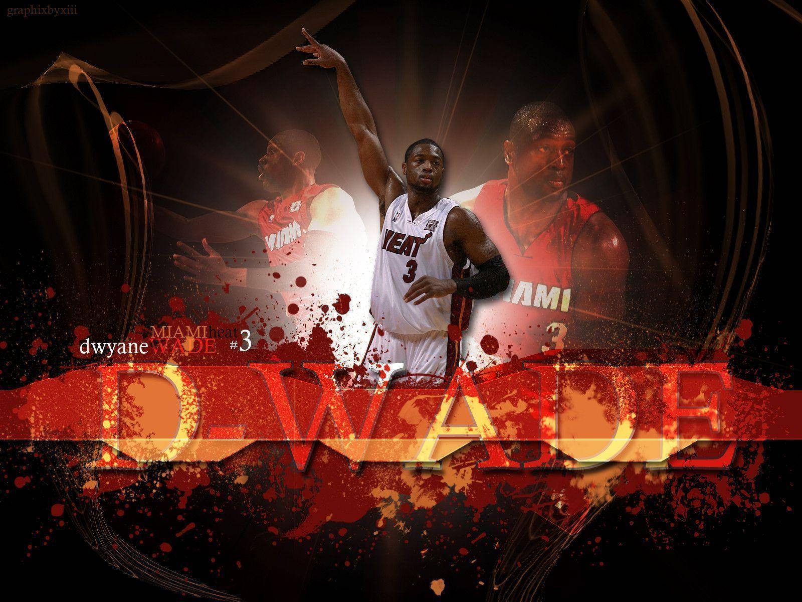 Miami Heat Dwyane Wade Hd Artwork