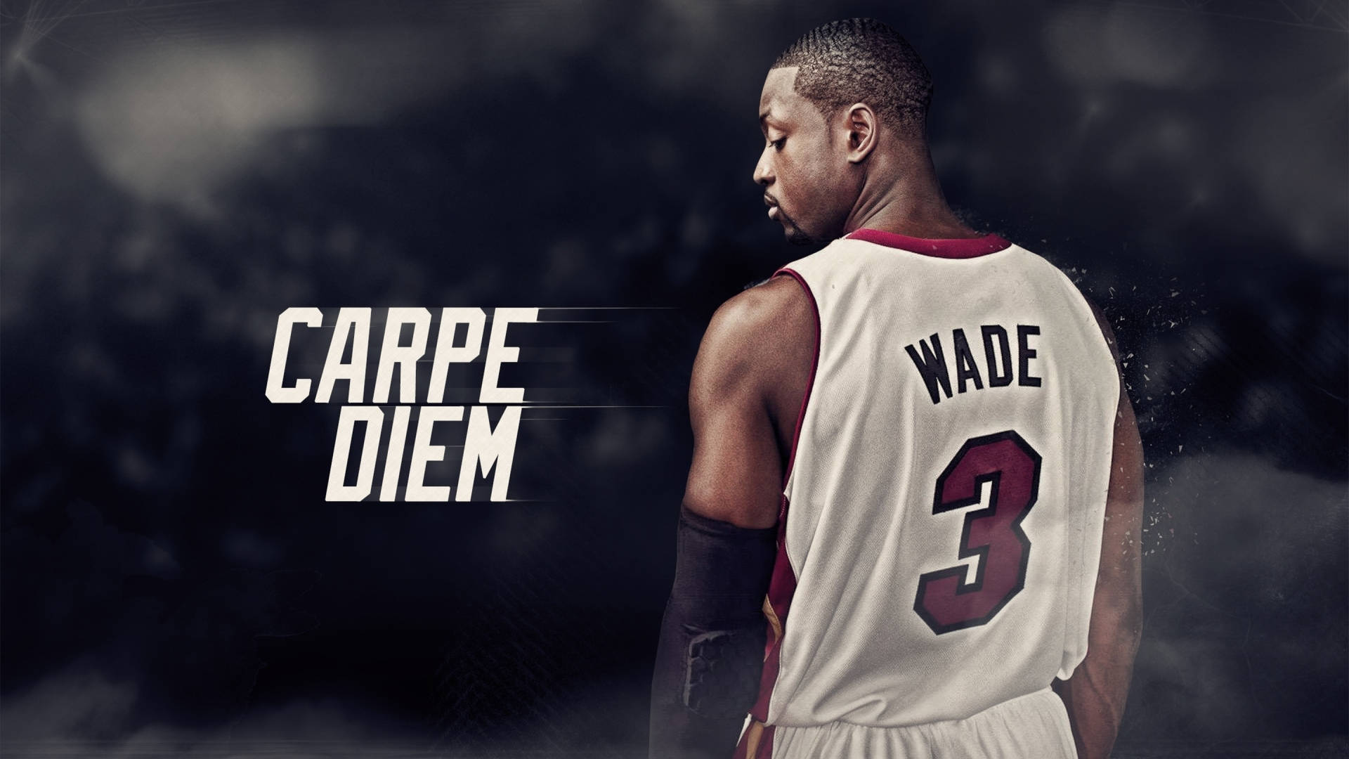 Miami Heat Player Dwayne Wade Background