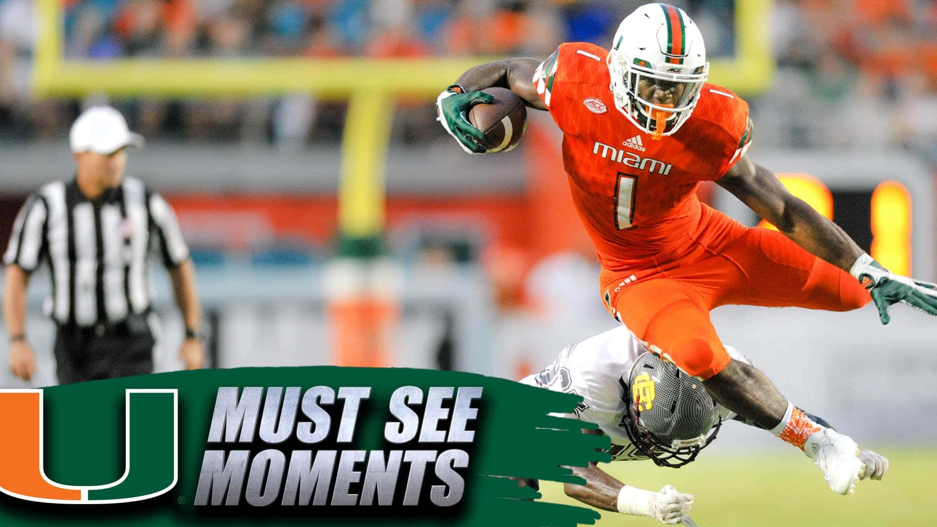 Miami Hurricanes In Action Background