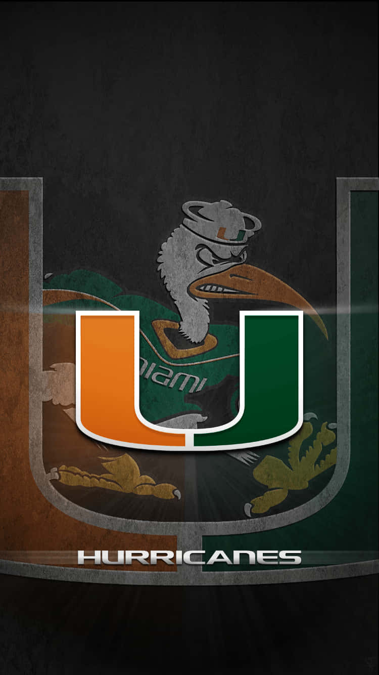 Miami Hurricanes Mascot Logo Background