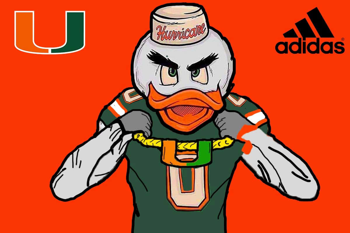 Miami Hurricanes X Adidas Background