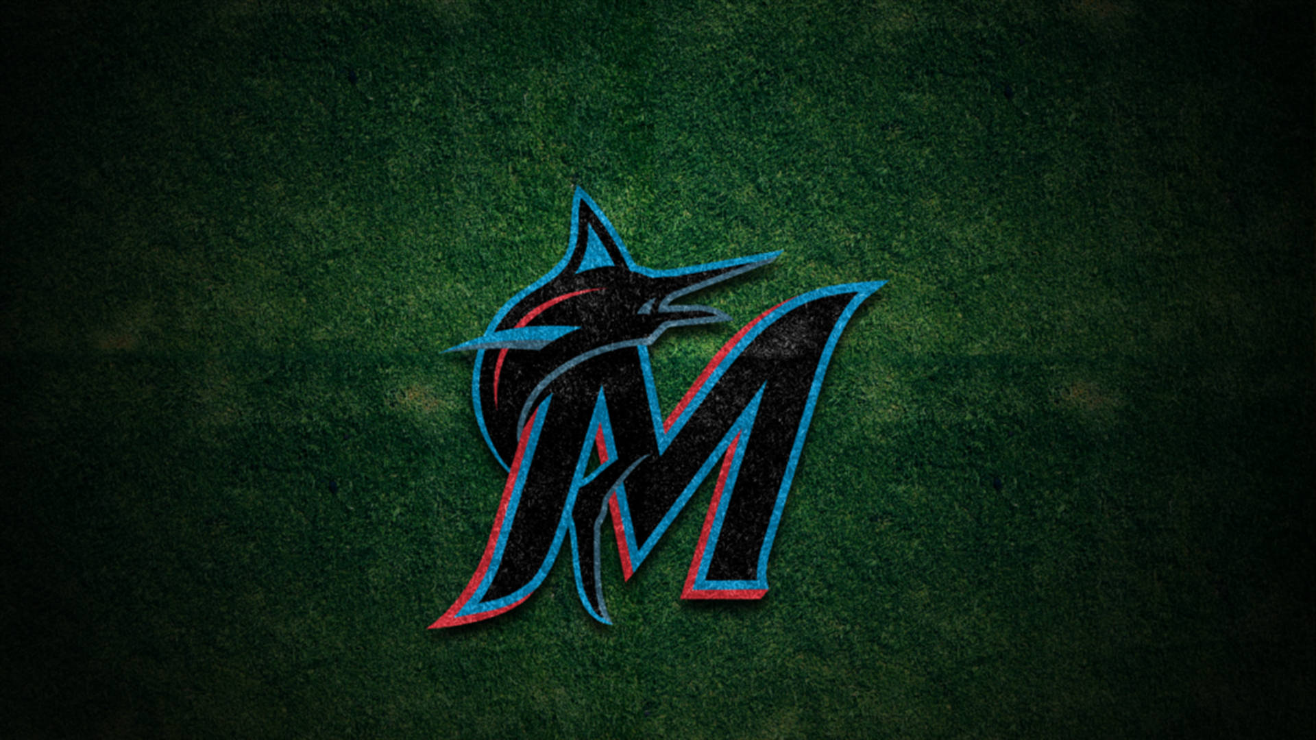 Miami Marlins Baseball Field Design Background