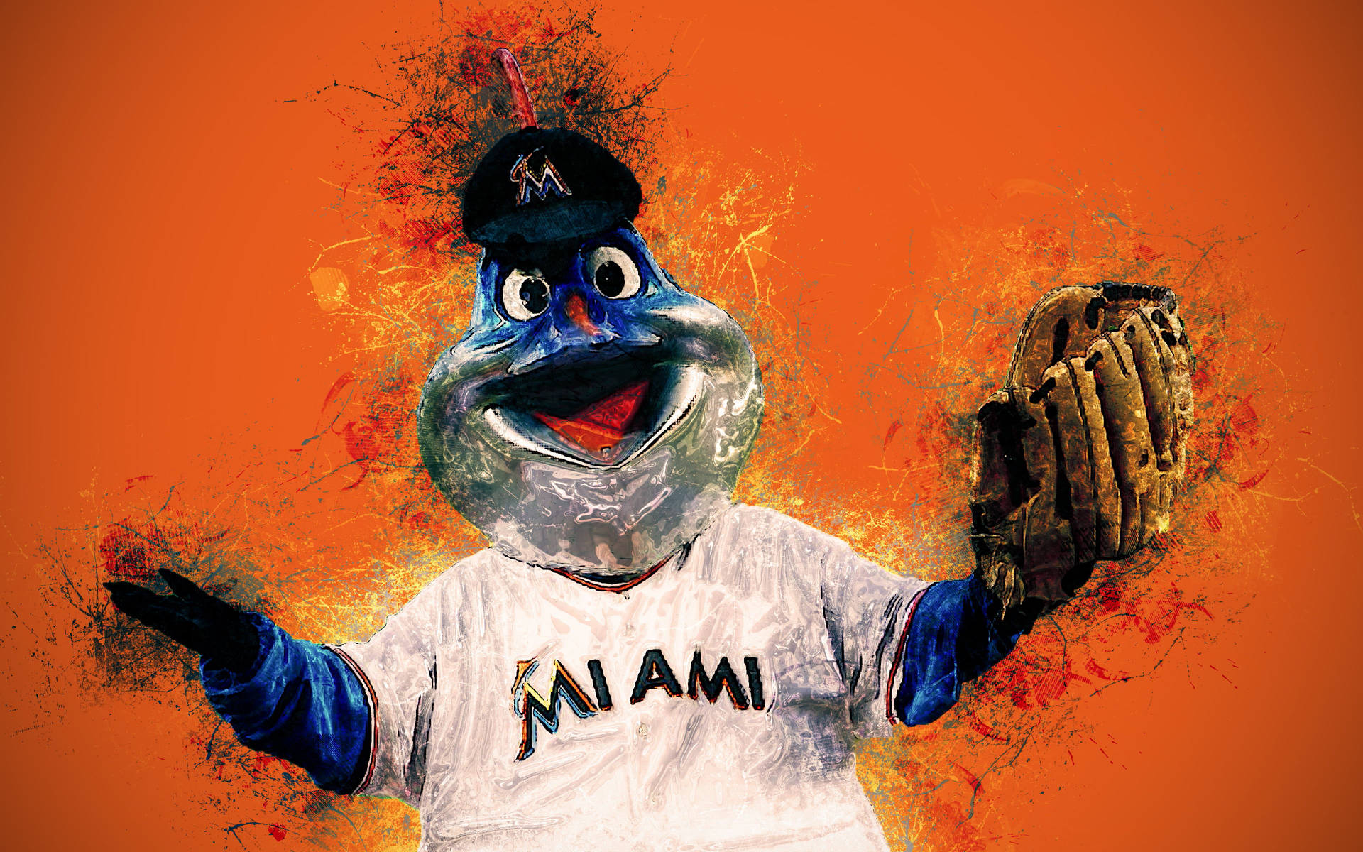 Miami Marlins Mascot Background