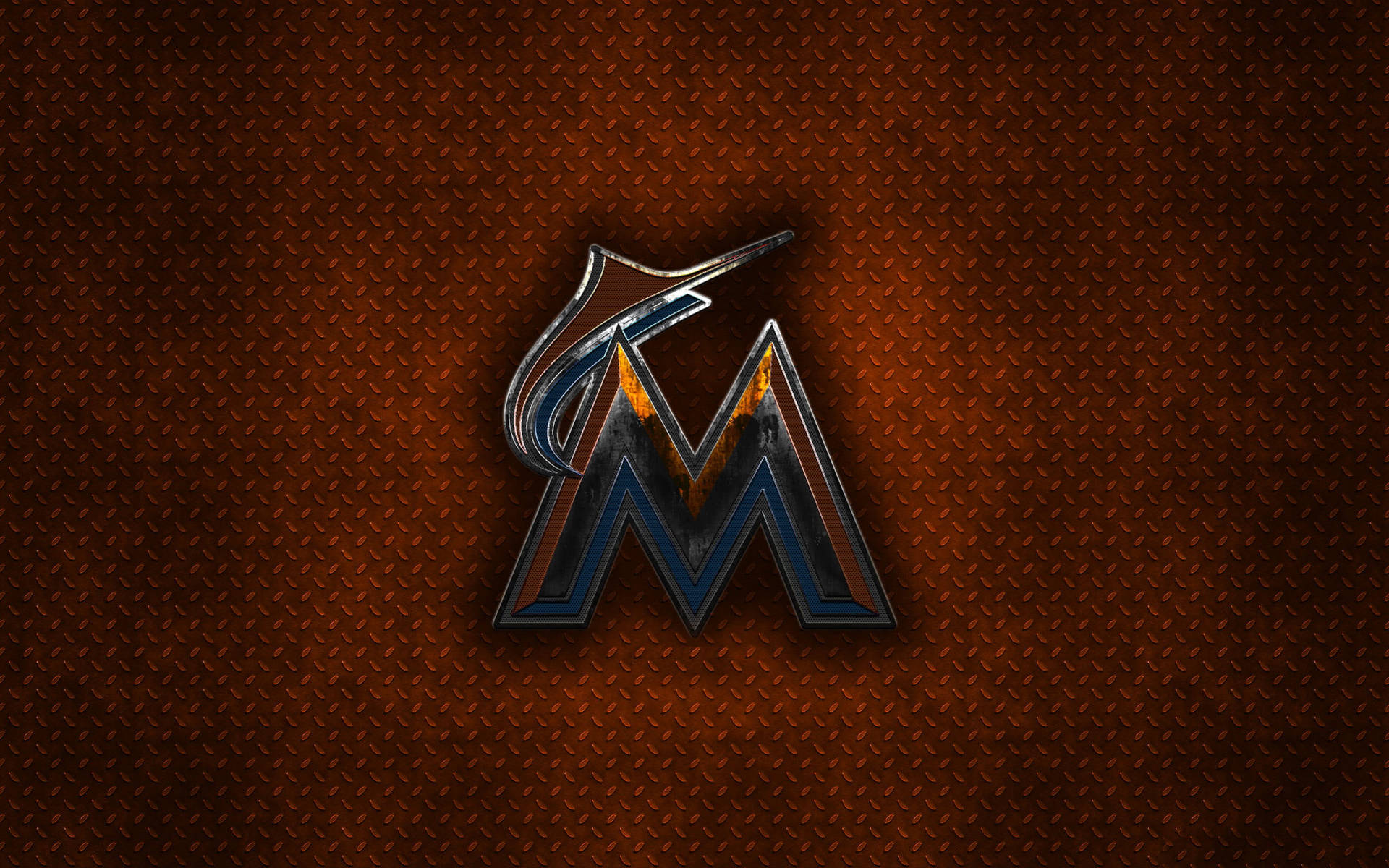 Miami Marlins Metallic Design