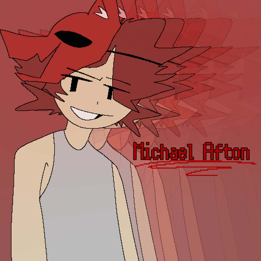 Michael Afton Anime Style Artwork Background