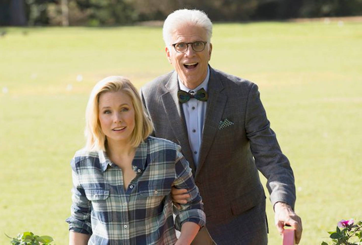 Michael And Eleanor From The Good Place Scene Background
